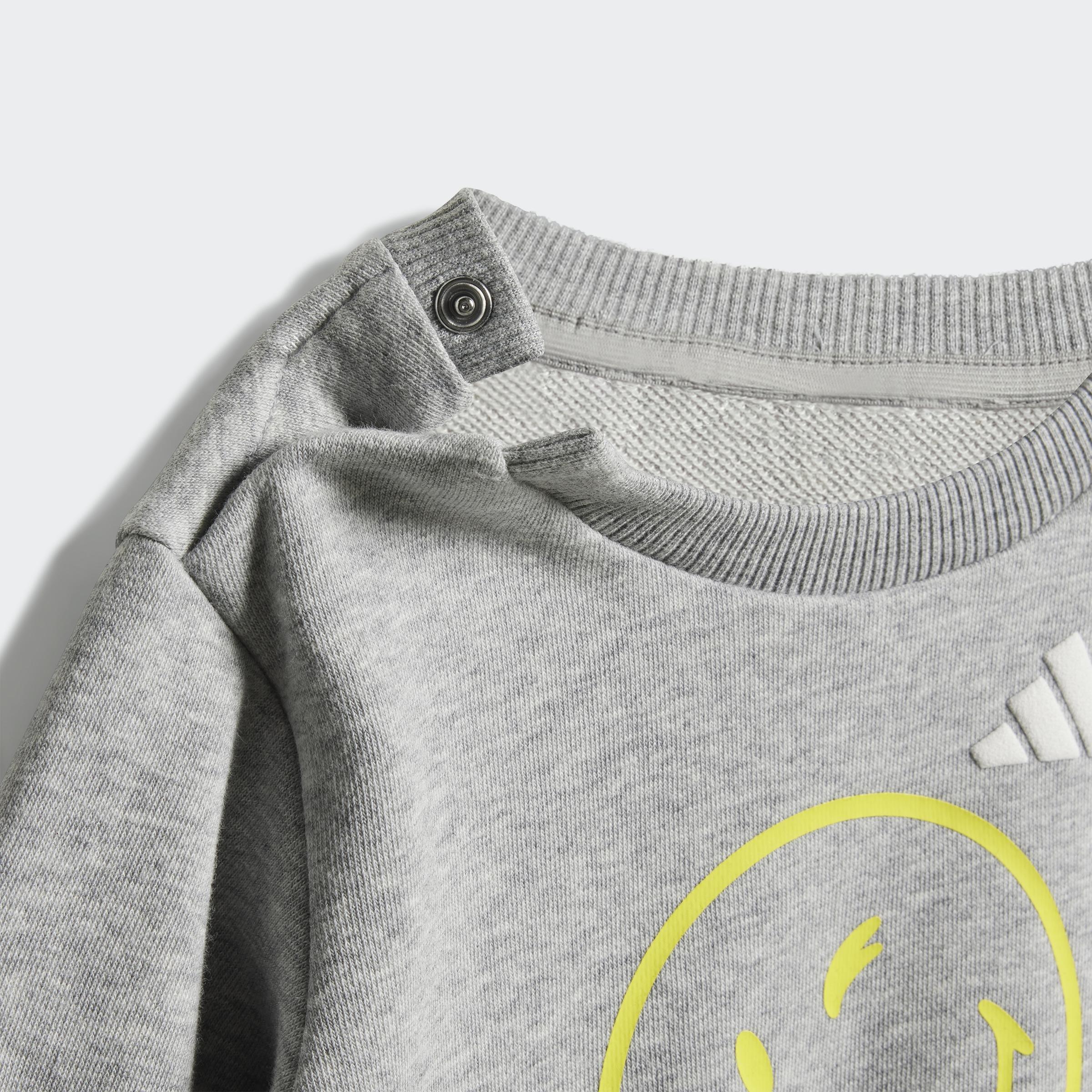 Kids Unisex adidas X Smileyworld Jogger Set, Grey, A701_ONE, large image number 4