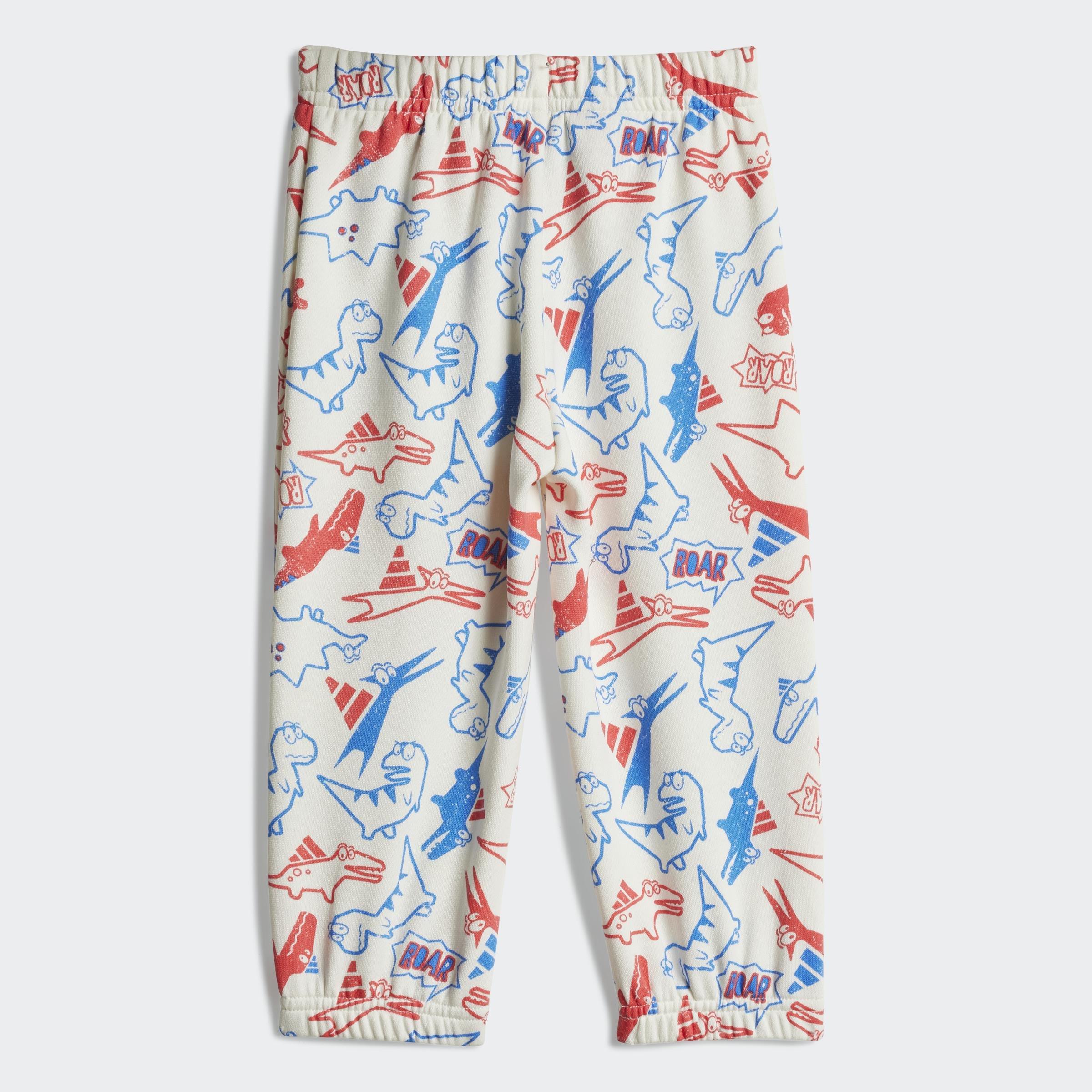 Kids Unisex Seasonal Essentials Adiraptor Fleece Track Suit, Blue, A701_ONE, medium