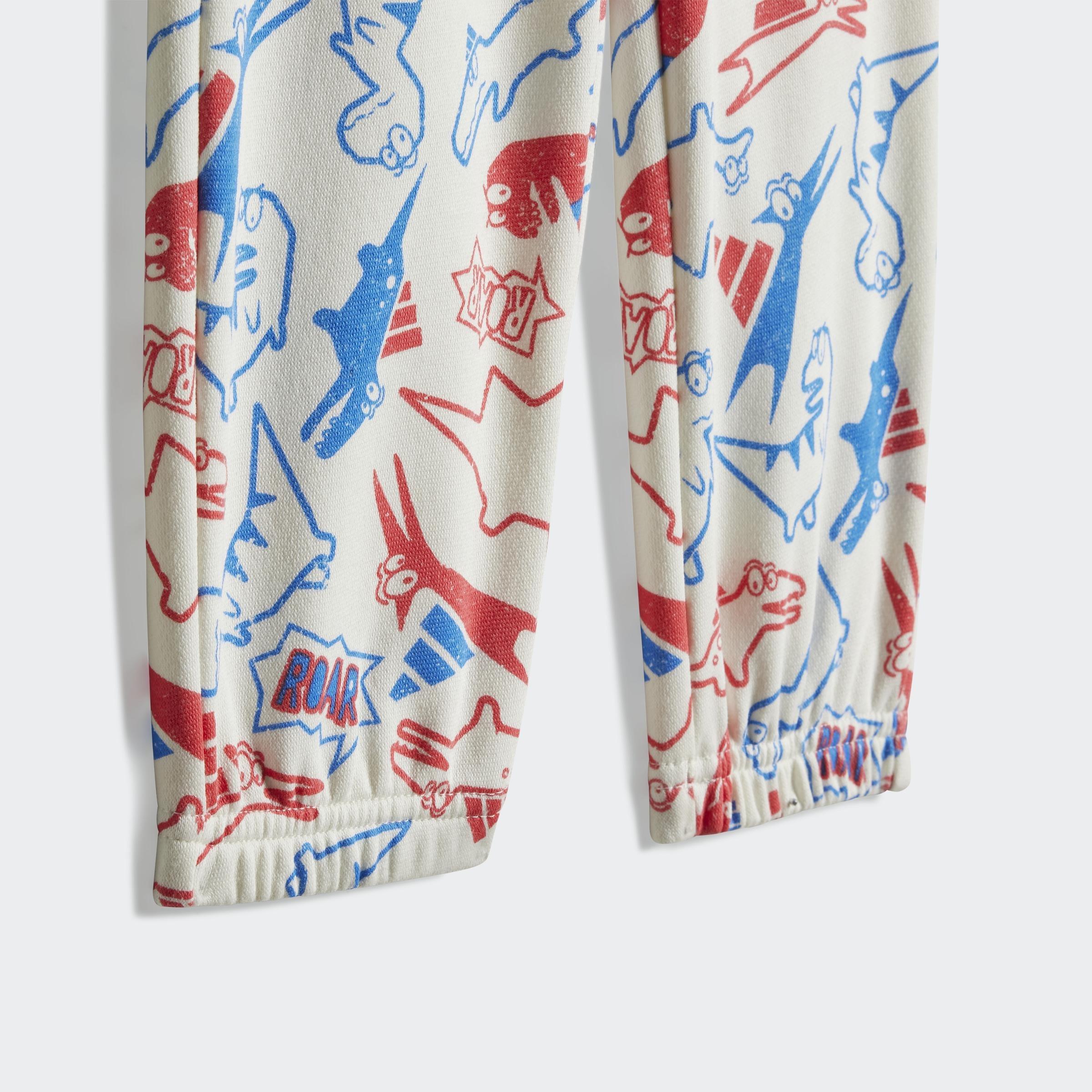 Kids Unisex Seasonal Essentials Adiraptor Fleece Track Suit, Blue, A701_ONE, large image number 5