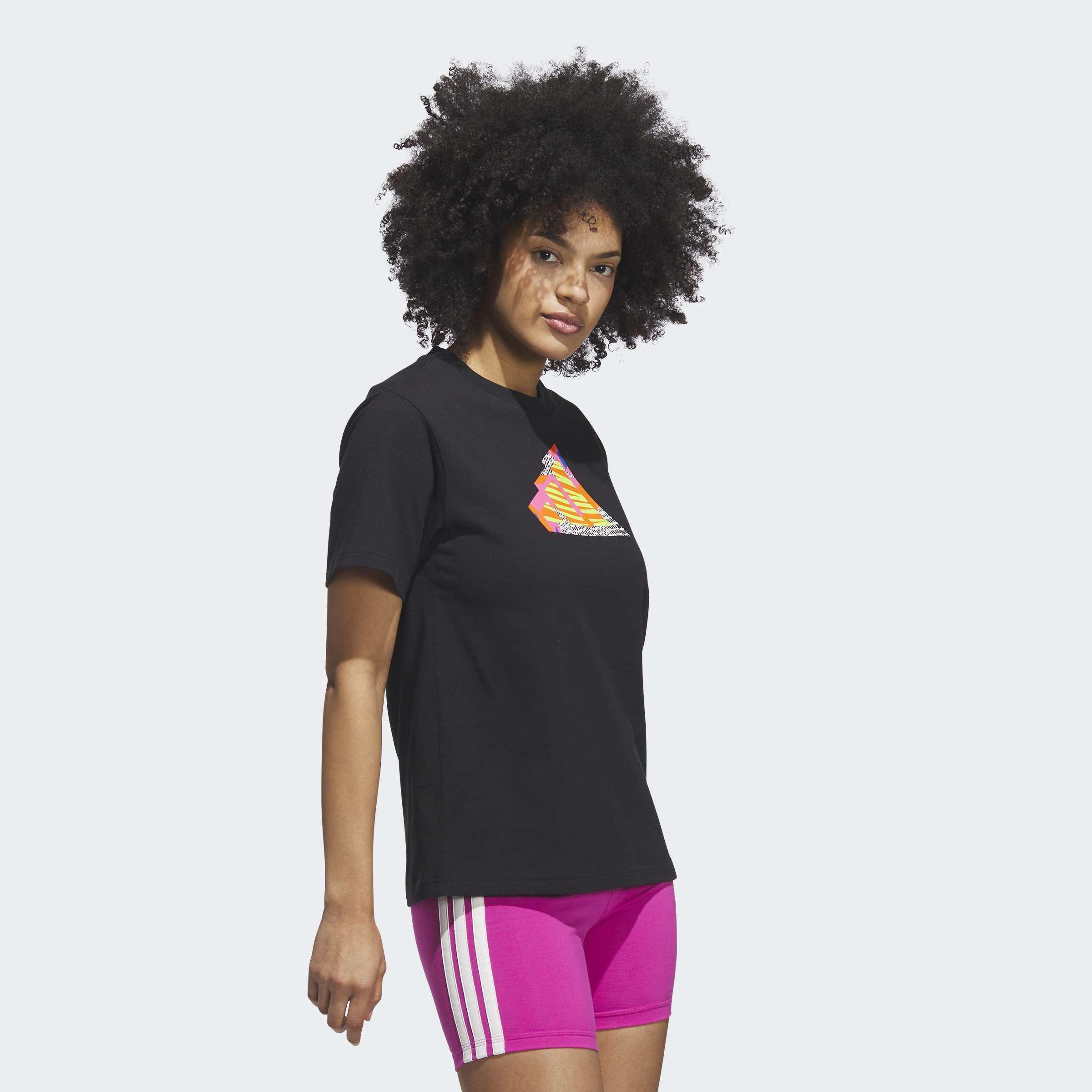 DIY Collage Graphic T-Shirt, Black, A701_ONE, large image number 4
