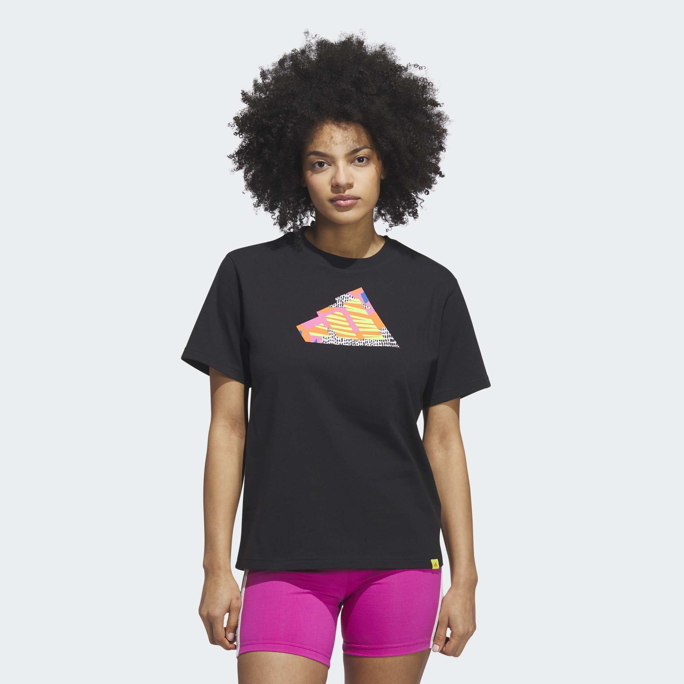 DIY Collage Graphic T-Shirt, Black, A701_ONE, large image number 5