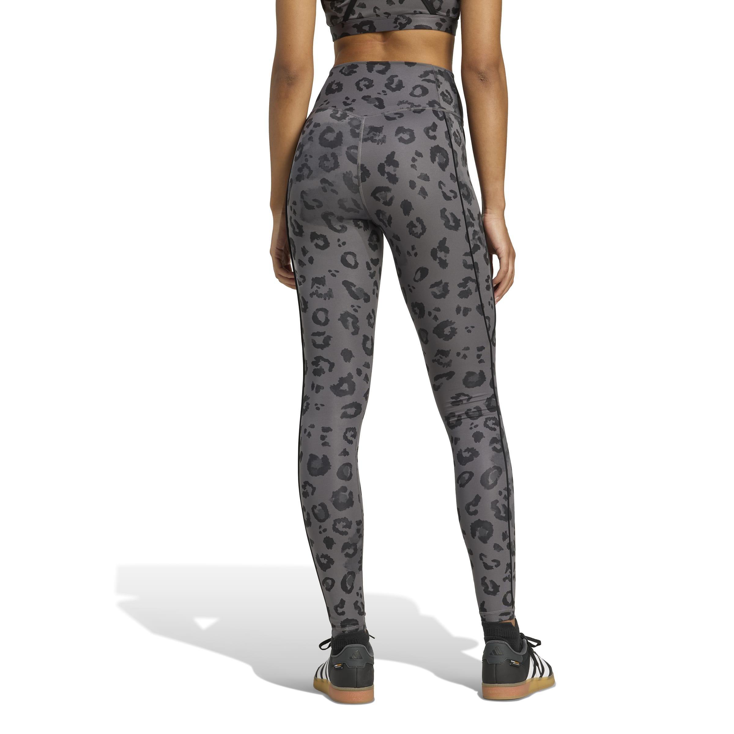Optime Essentials Full Length Leggings Print, Grey, A701_ONE, large image number 1
