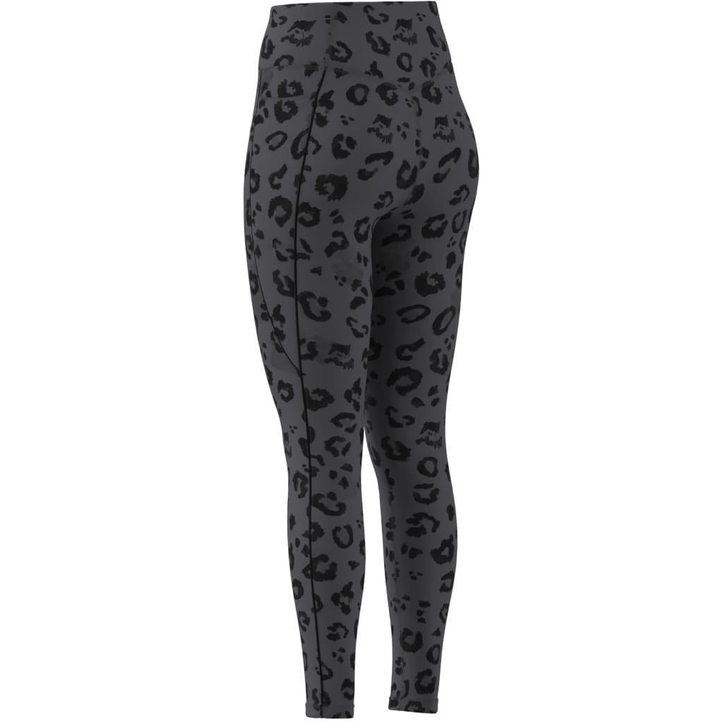 Optime Essentials Full Length Leggings Print, Grey, A701_ONE, large image number 4