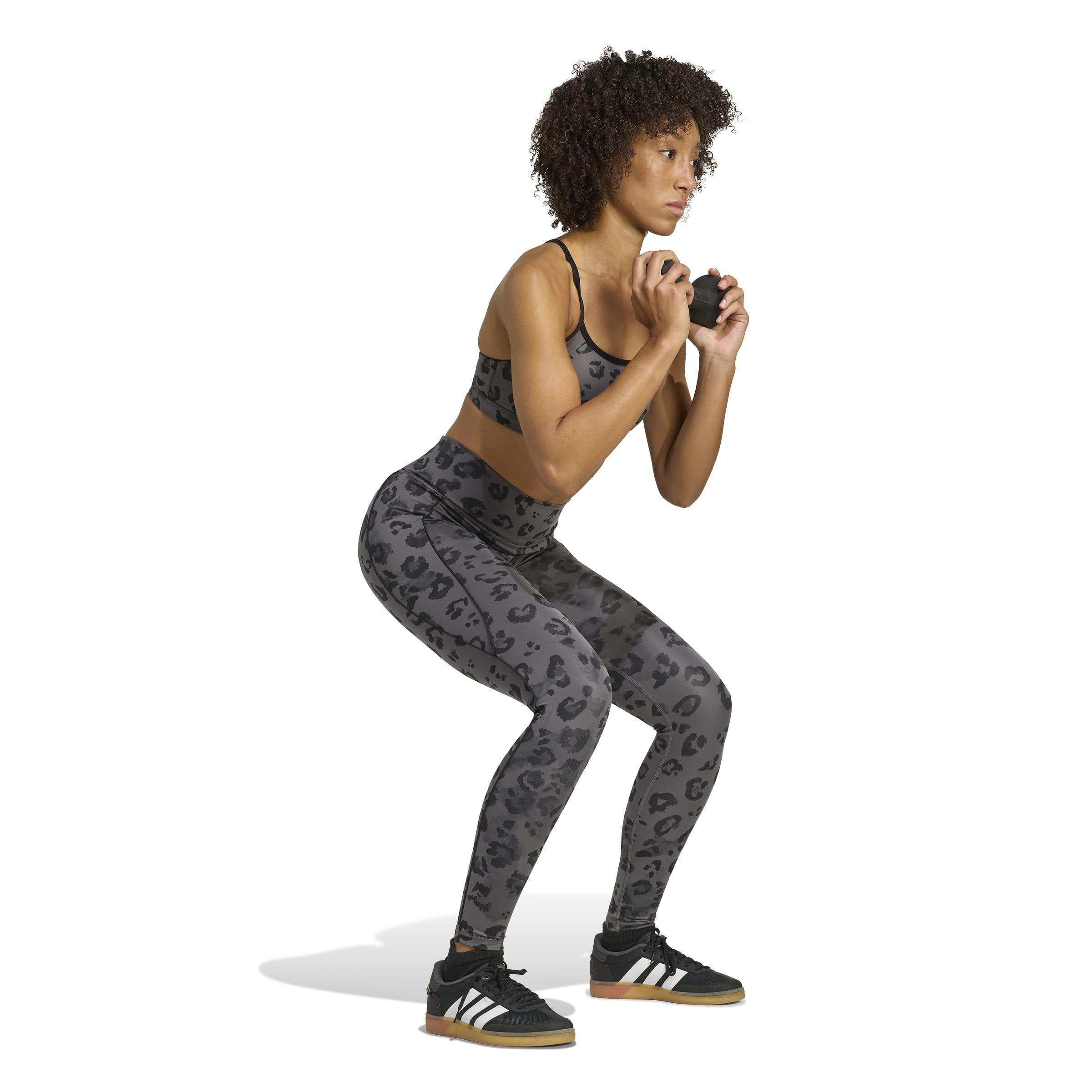 Optime Essentials Full Length Leggings Print, Grey, A701_ONE, large image number 9