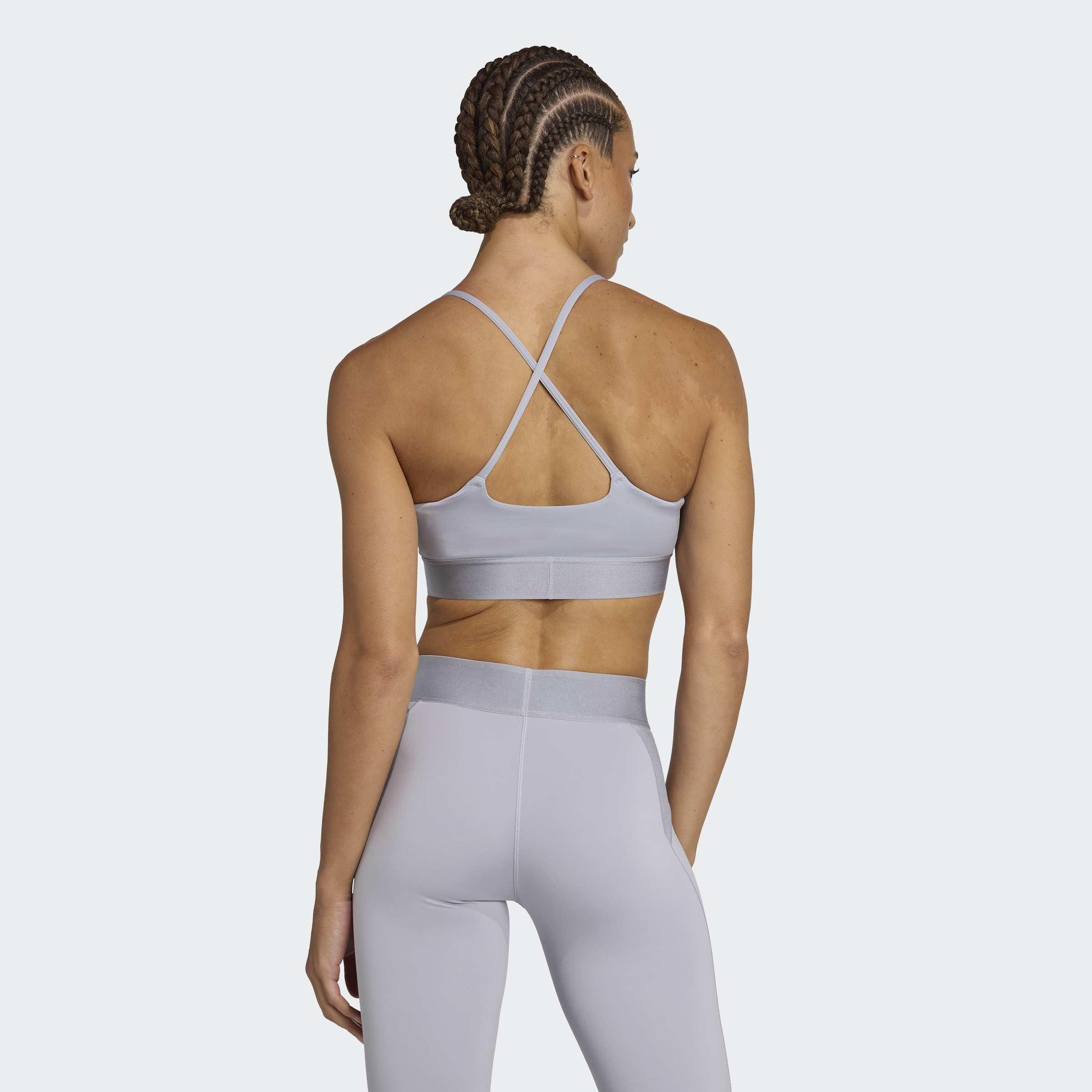 Hyperglam Shine Bralette, Grey, A701_ONE, large image number 2