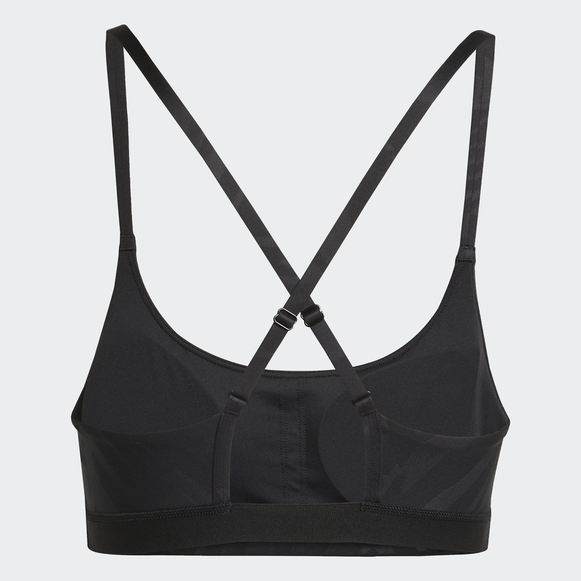 Powerimpact Light-Support AOP Bra, Black, A701_ONE, medium