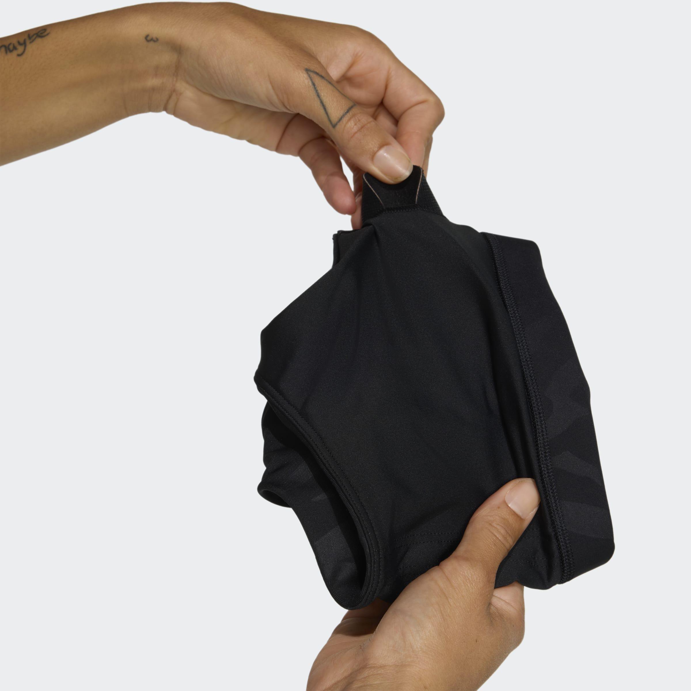 Powerimpact Light-Support AOP Bra, Black, A701_ONE, large image number 3