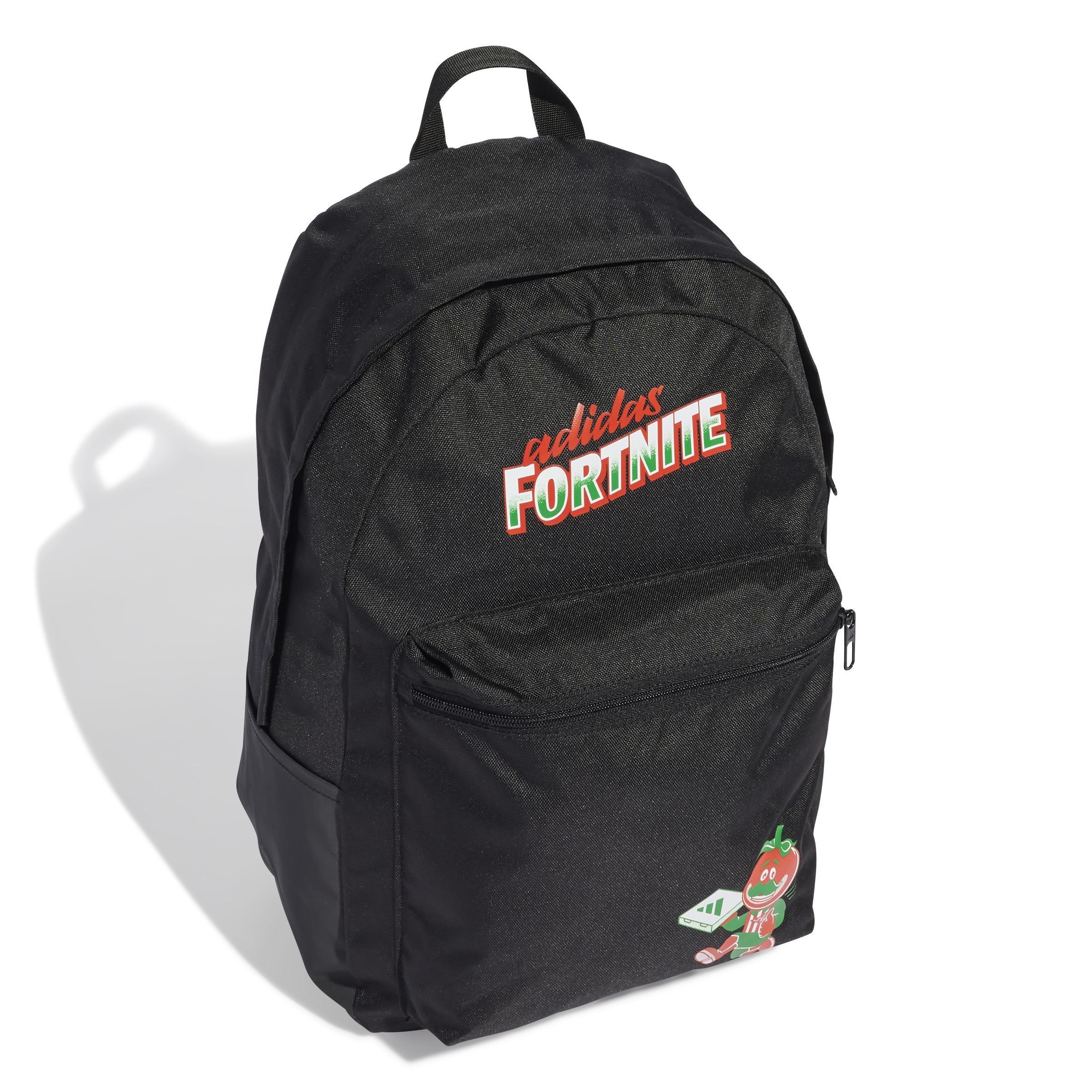 Unisex adidas Fortnite Backpack, Black, A701_ONE, large image number 0