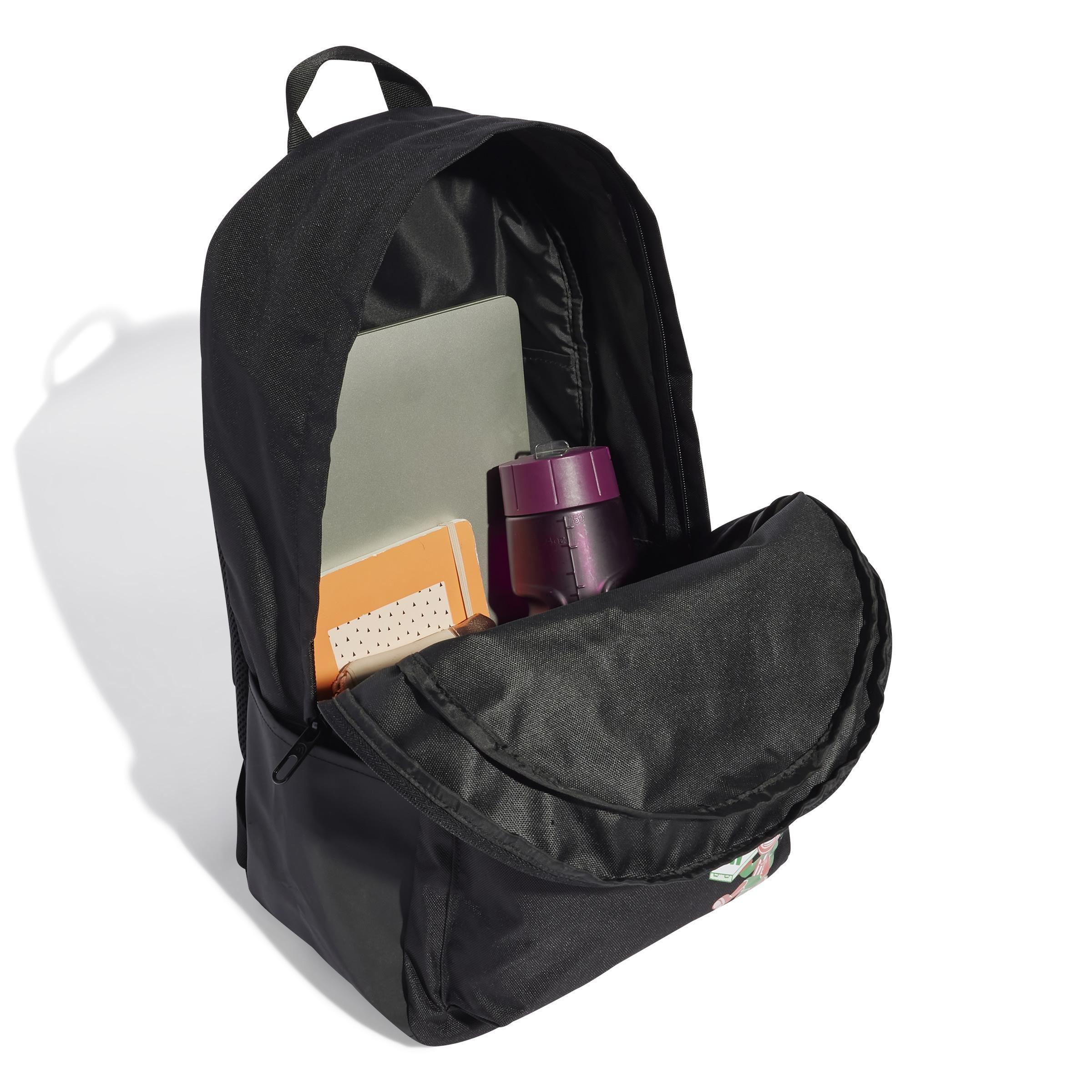 Unisex adidas Fortnite Backpack, Black, A701_ONE, large image number 1