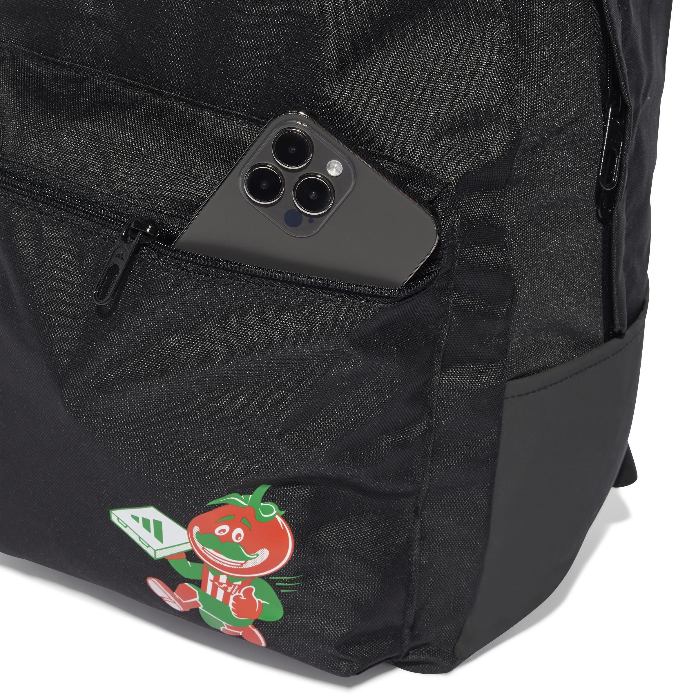 Unisex adidas Fortnite Backpack, Black, A701_ONE, large image number 4