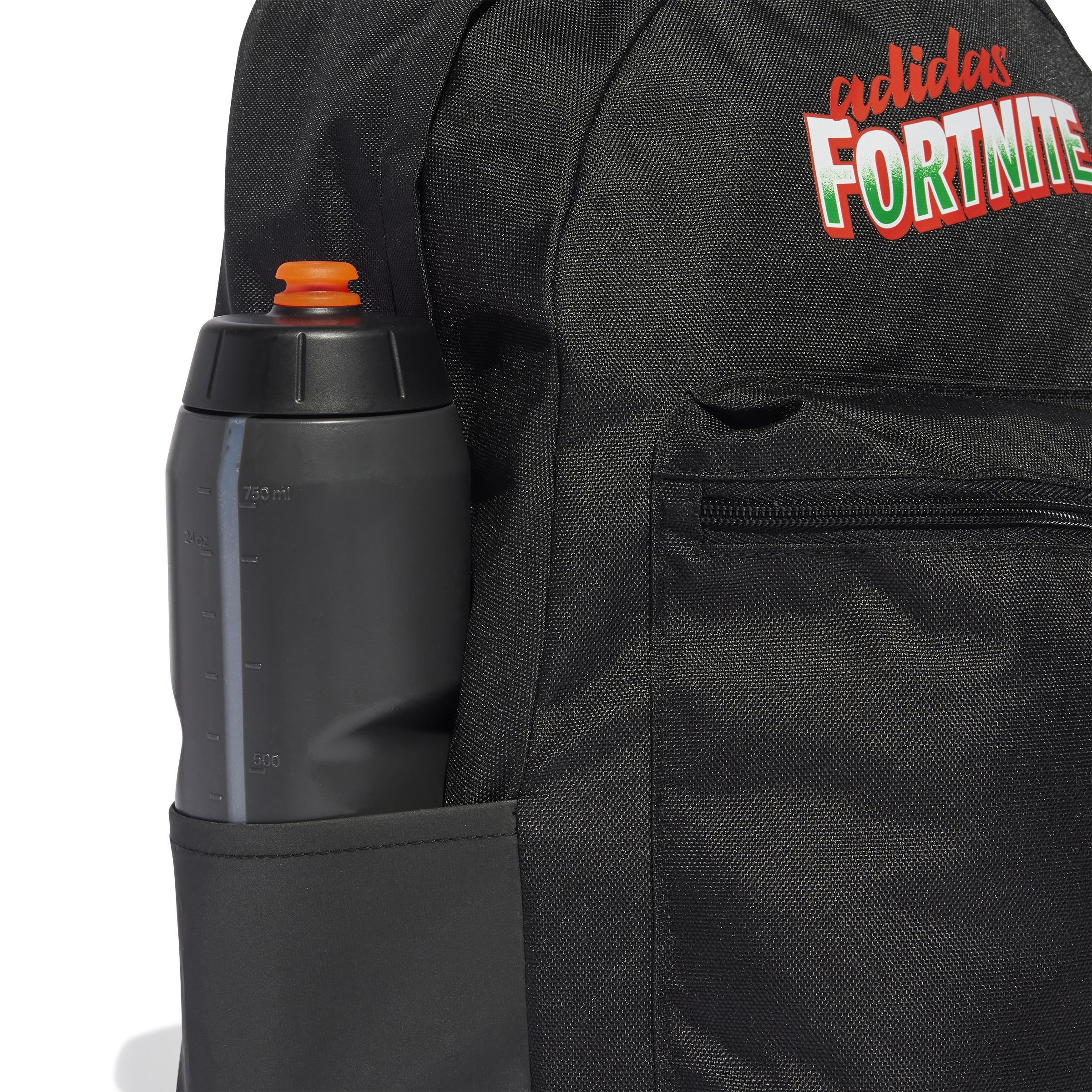 Unisex adidas Fortnite Backpack, Black, A701_ONE, large image number 5