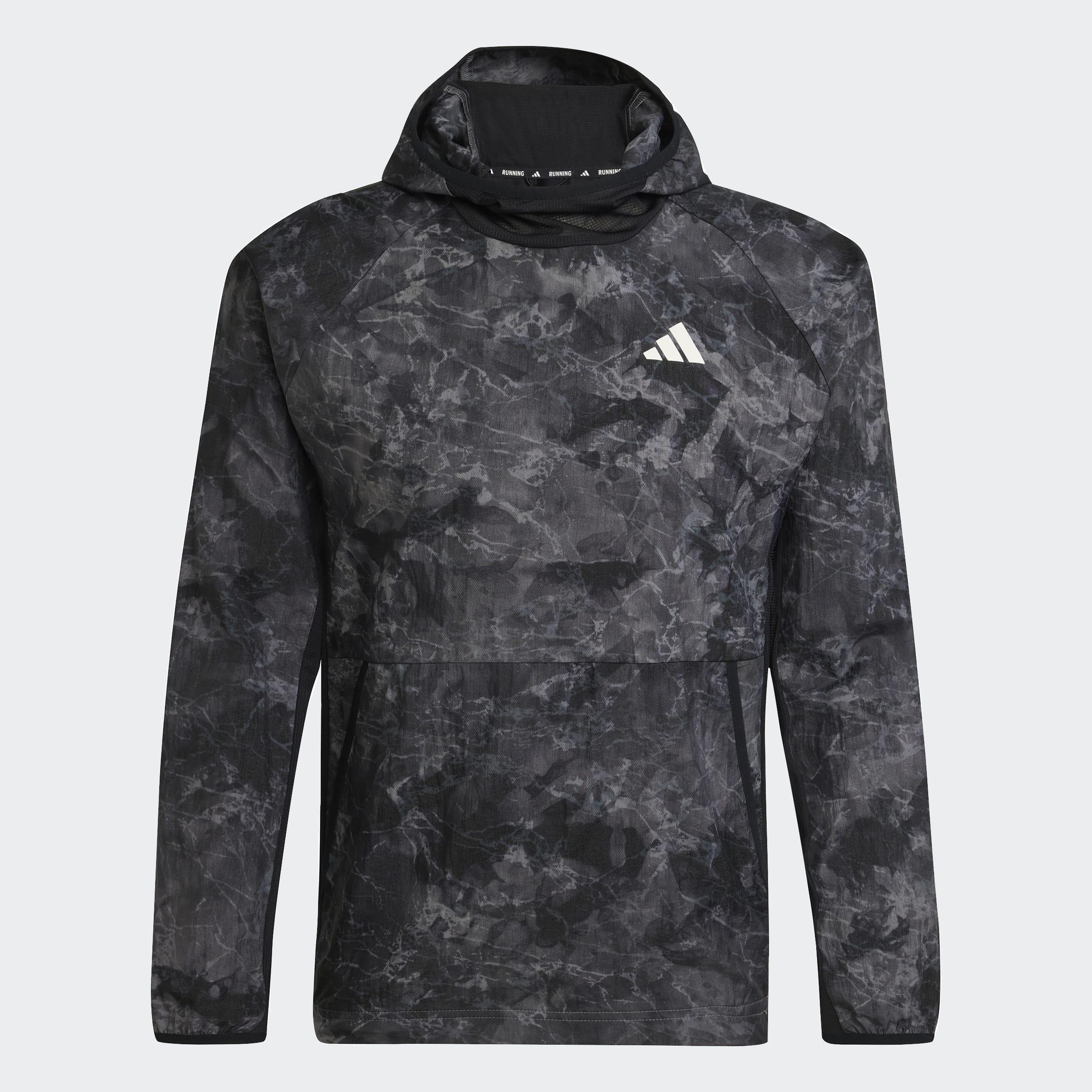 Unisex Own The Run Spray Dye Hoodie Unitefit, Grey, A701_ONE, large image number 0