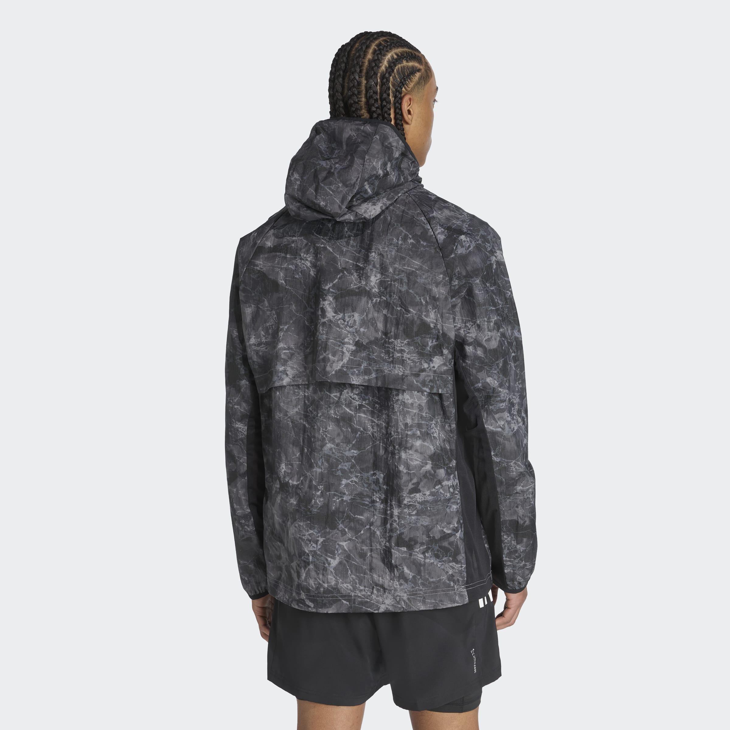 Unisex Own The Run Spray Dye Hoodie Unitefit, Grey, , large image number 1