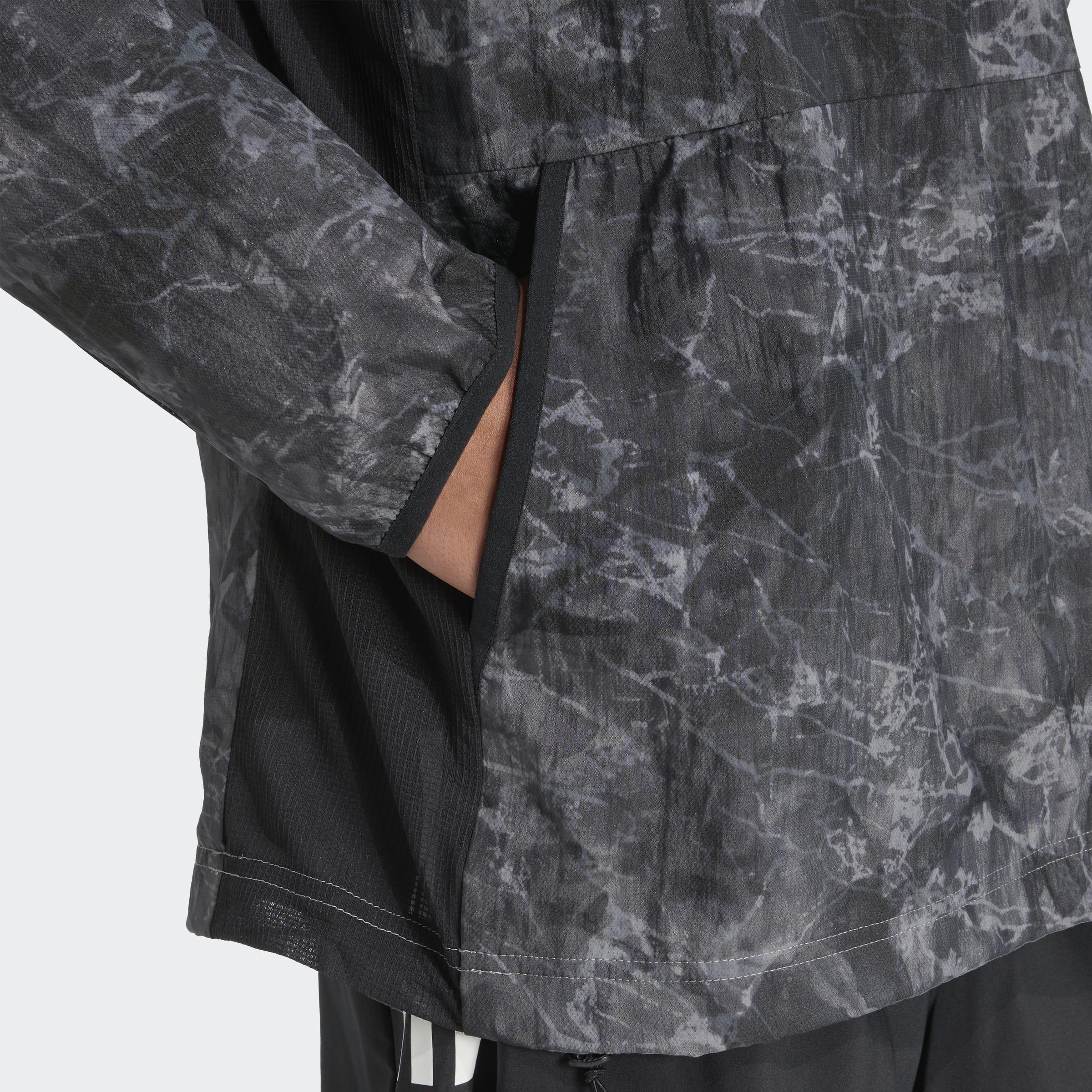 Unisex Own The Run Spray Dye Hoodie Unitefit, Grey, A701_ONE, large image number 3