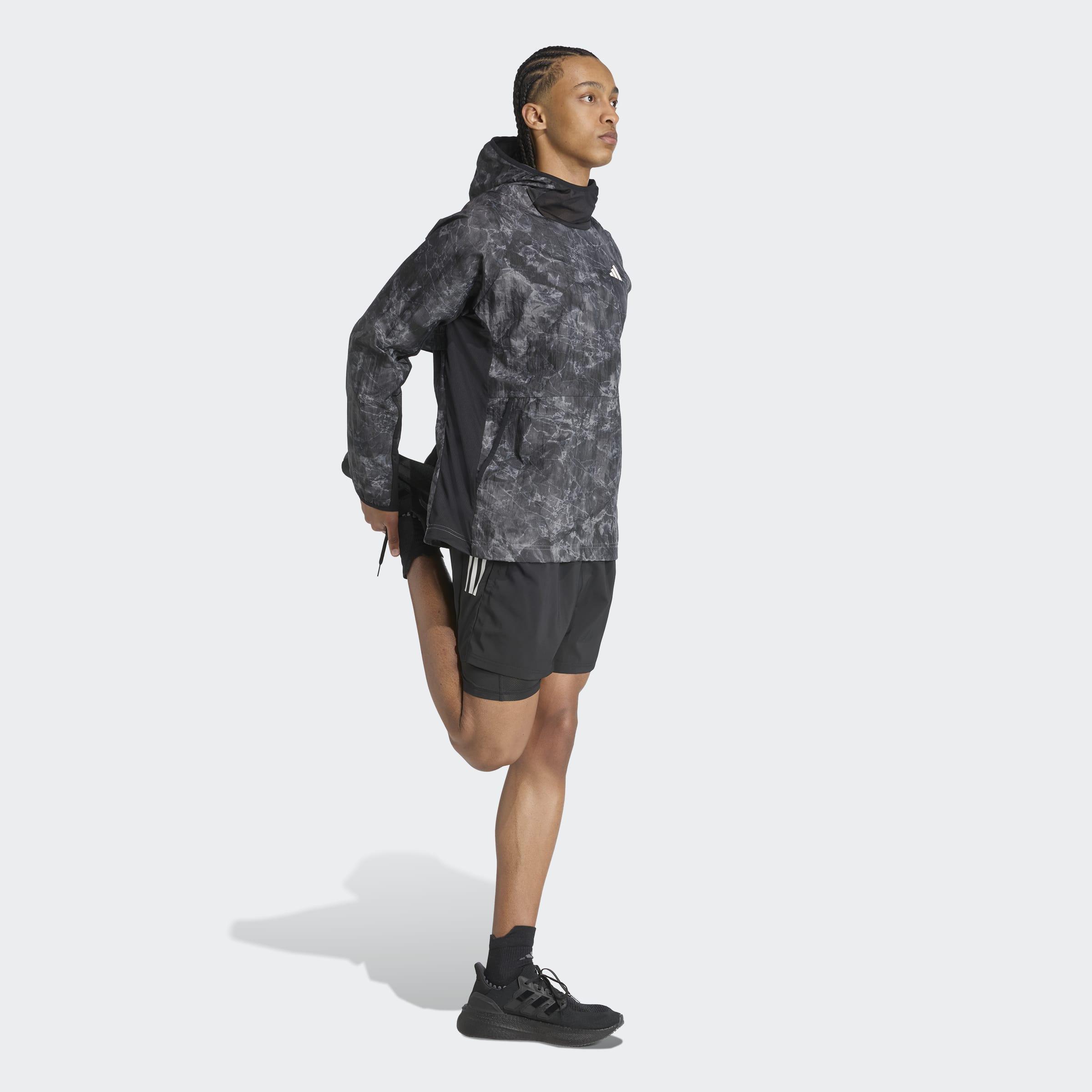 Unisex Own The Run Spray Dye Hoodie Unitefit, Grey, A701_ONE, large image number 7