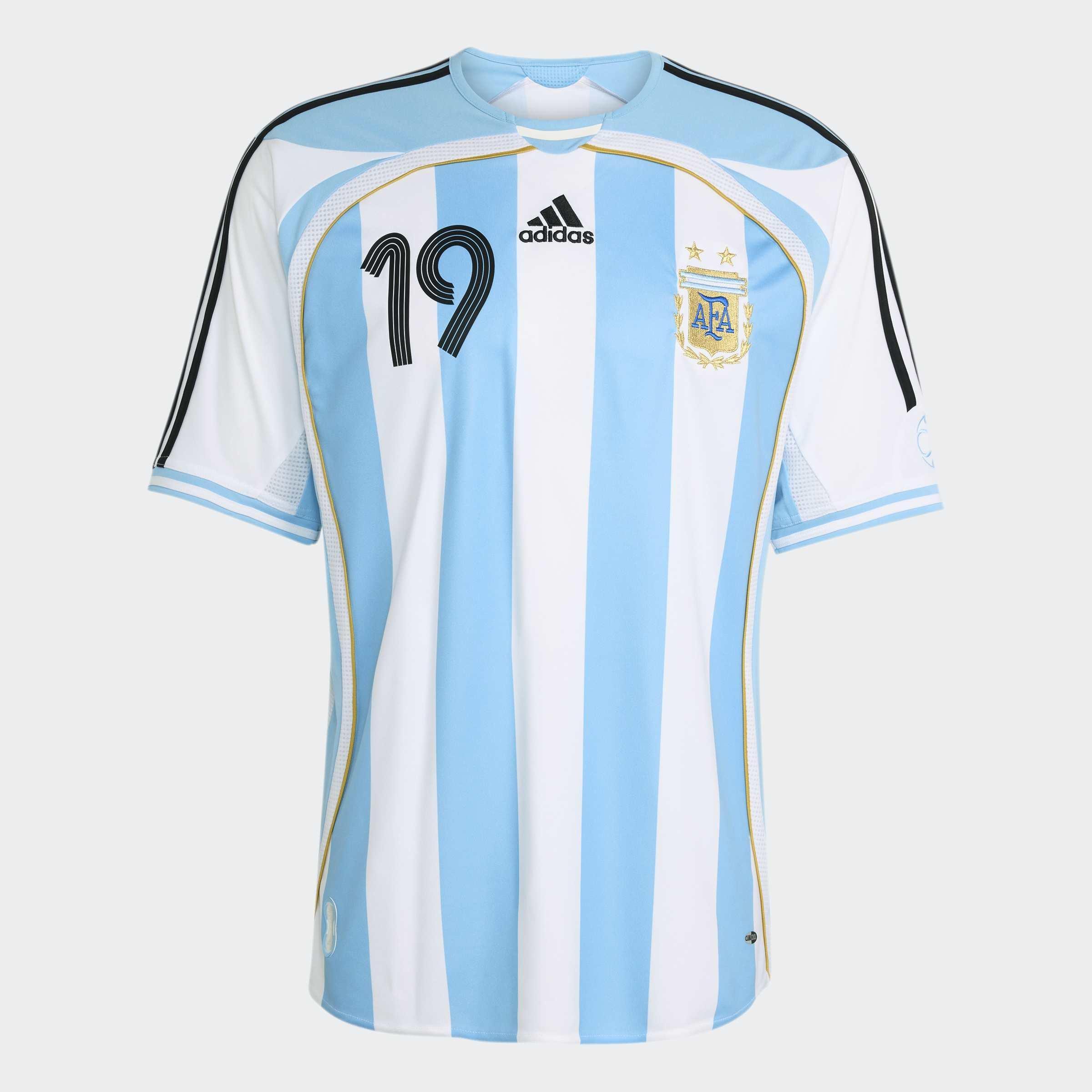Argentina Home Jersey 2006 Messi, White