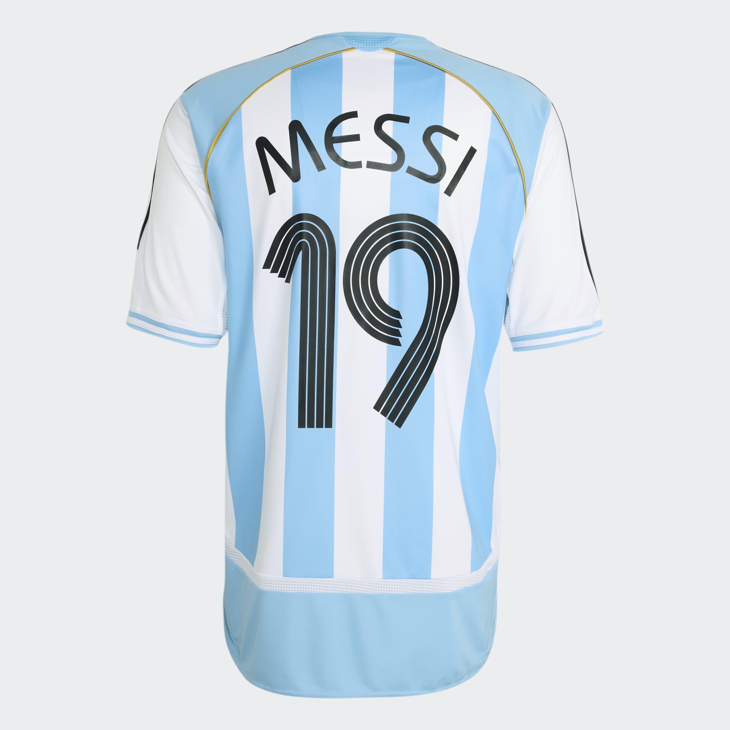 Argentina Home Jersey 2006 Messi, White, A701_ONE, large image number 2
