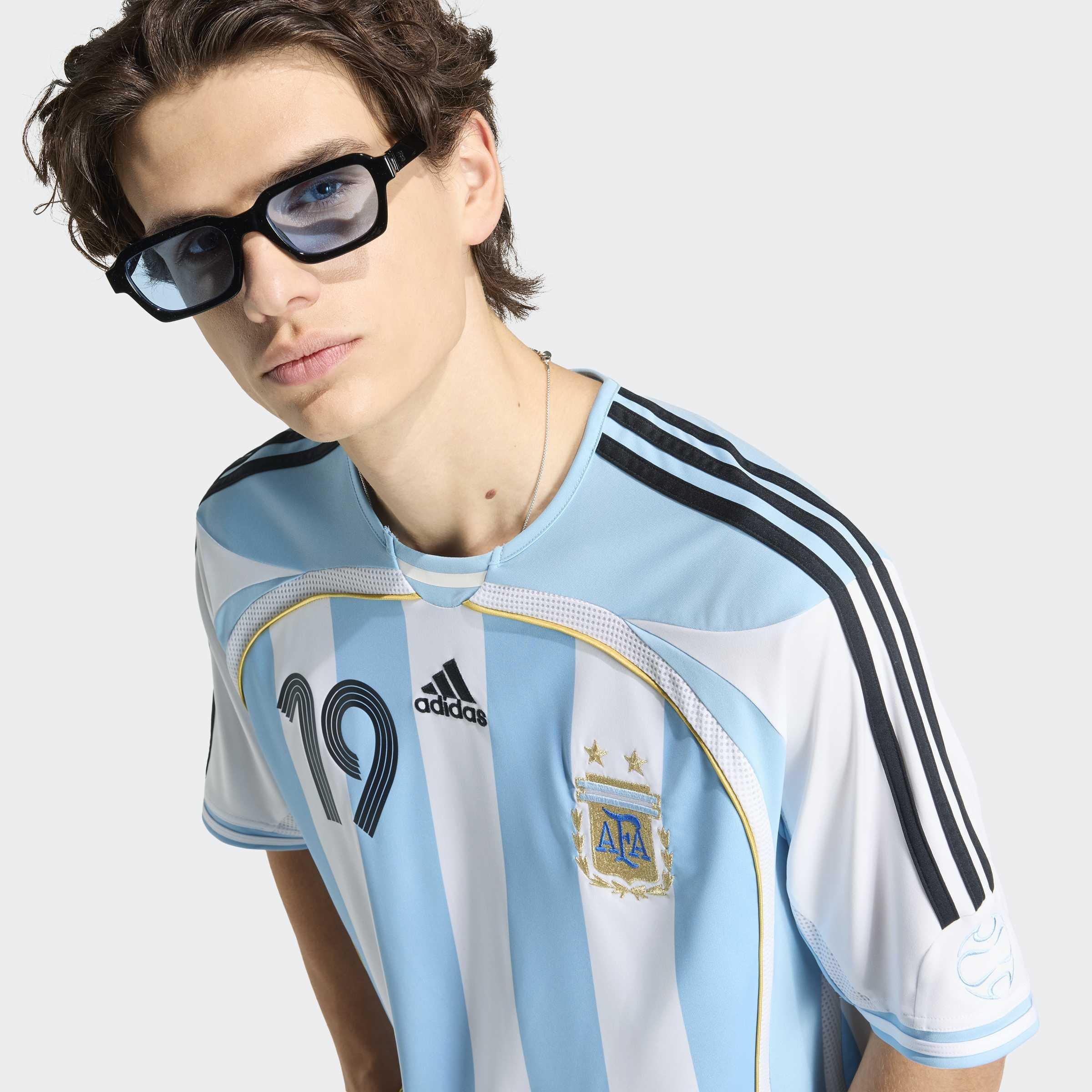 Argentina Home Jersey 2006 Messi, White, A701_ONE, large image number 4