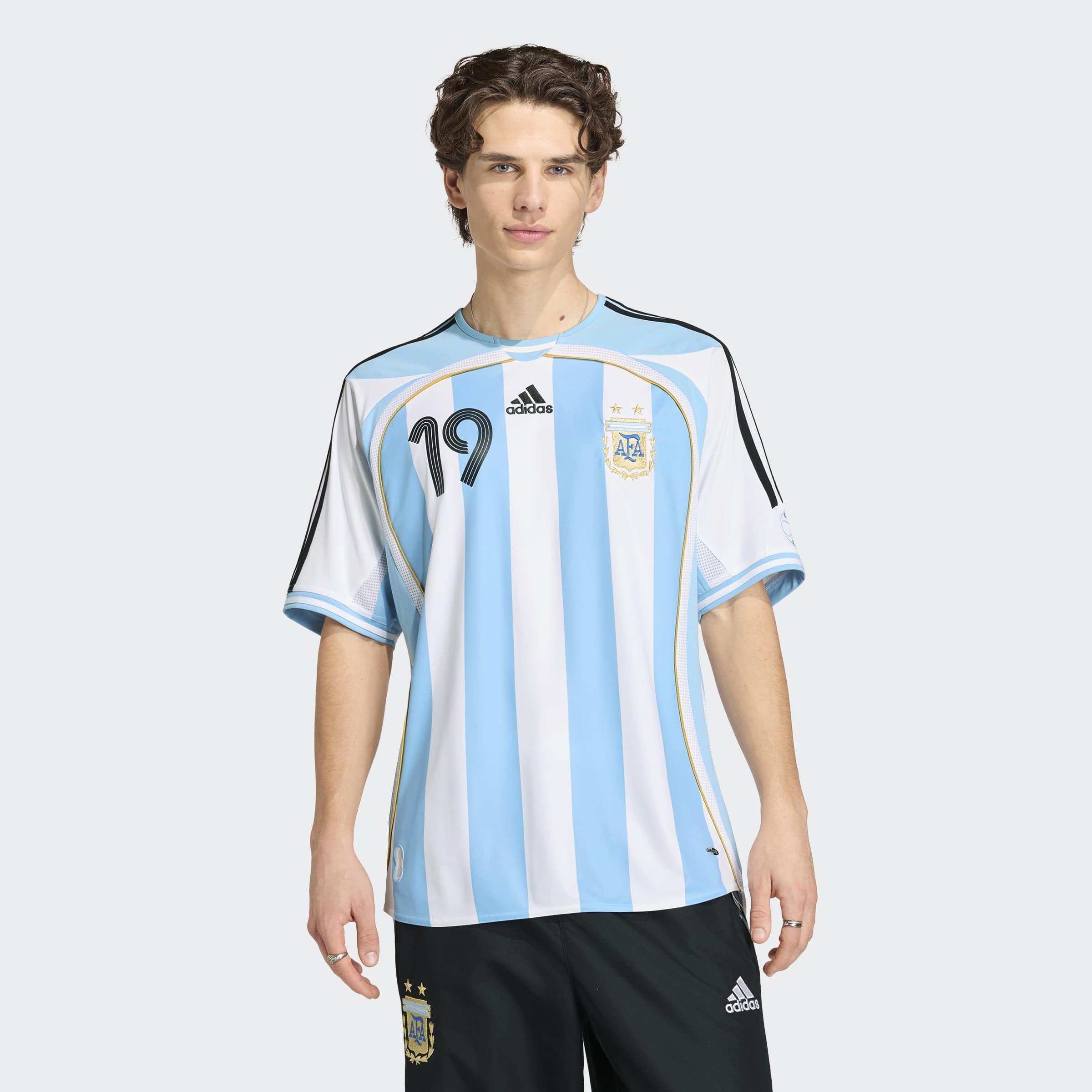 Argentina Home Jersey 2006 Messi, White, A701_ONE, large image number 6
