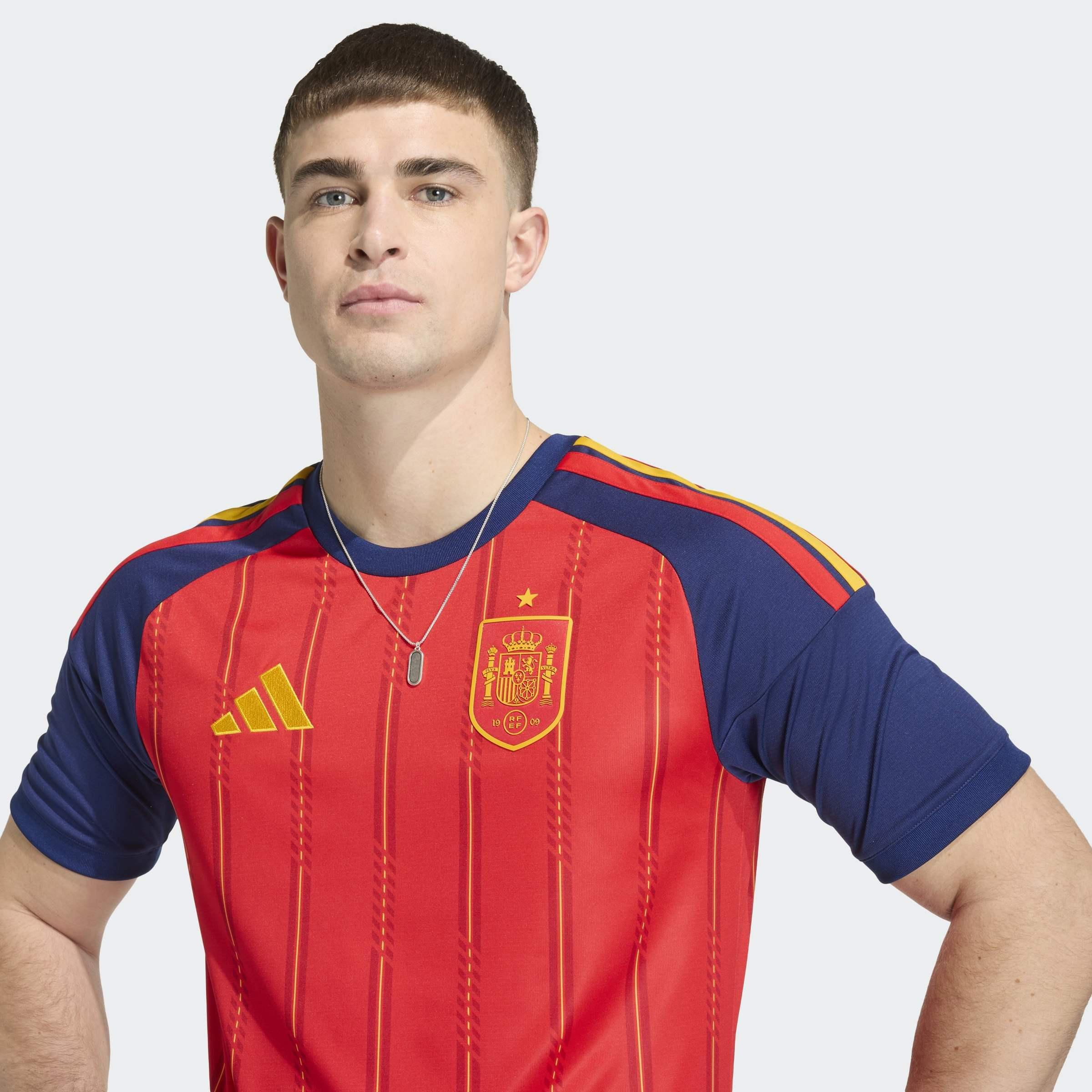 Spain 26 Home Jersey, Red, A701_ONE, large image number 3
