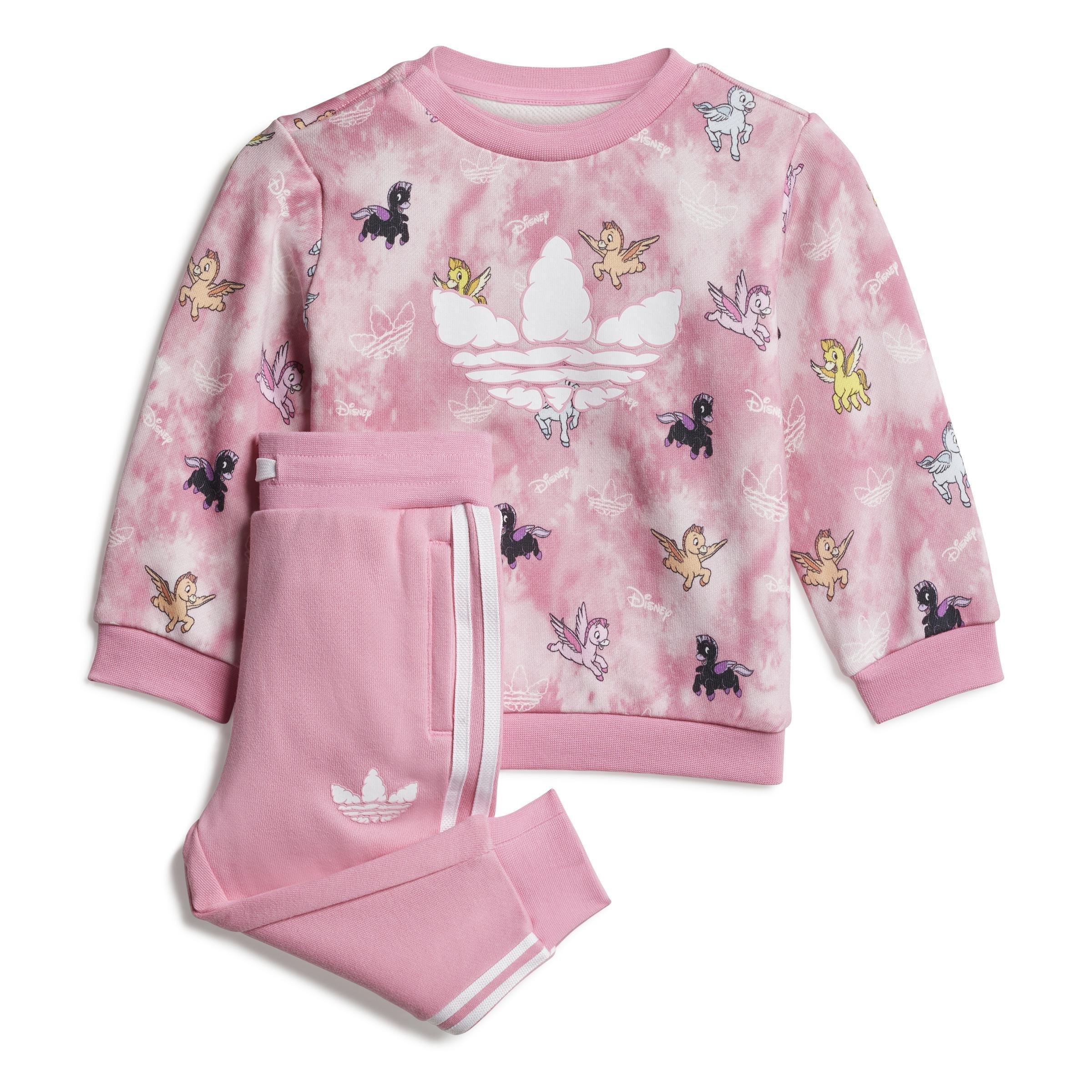 adidas x Disney Fantasia Crew Set, Pink, A701_ONE, large image number 0