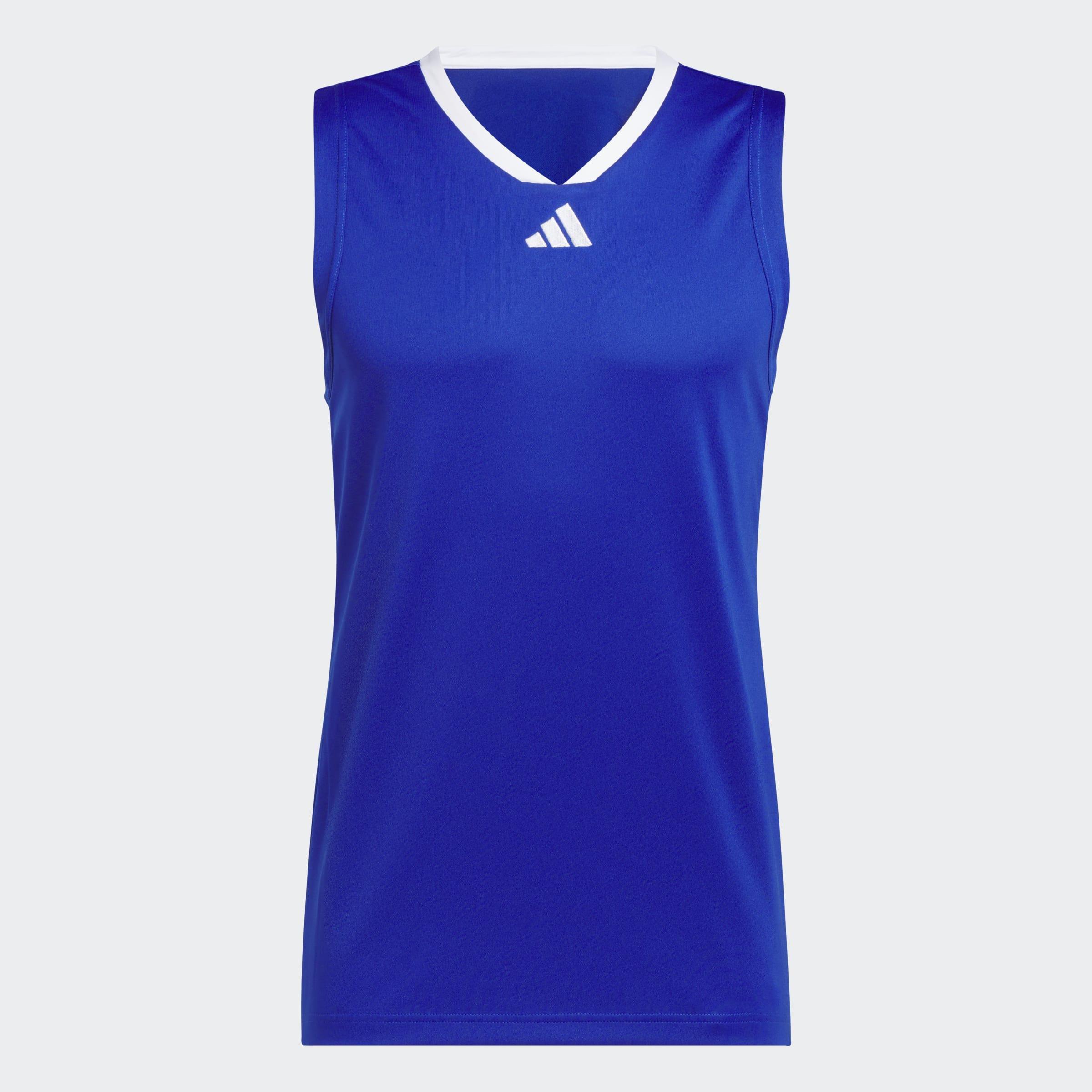 adidas Basketball Legends Tank Top, Blue, A701_ONE, large image number 0