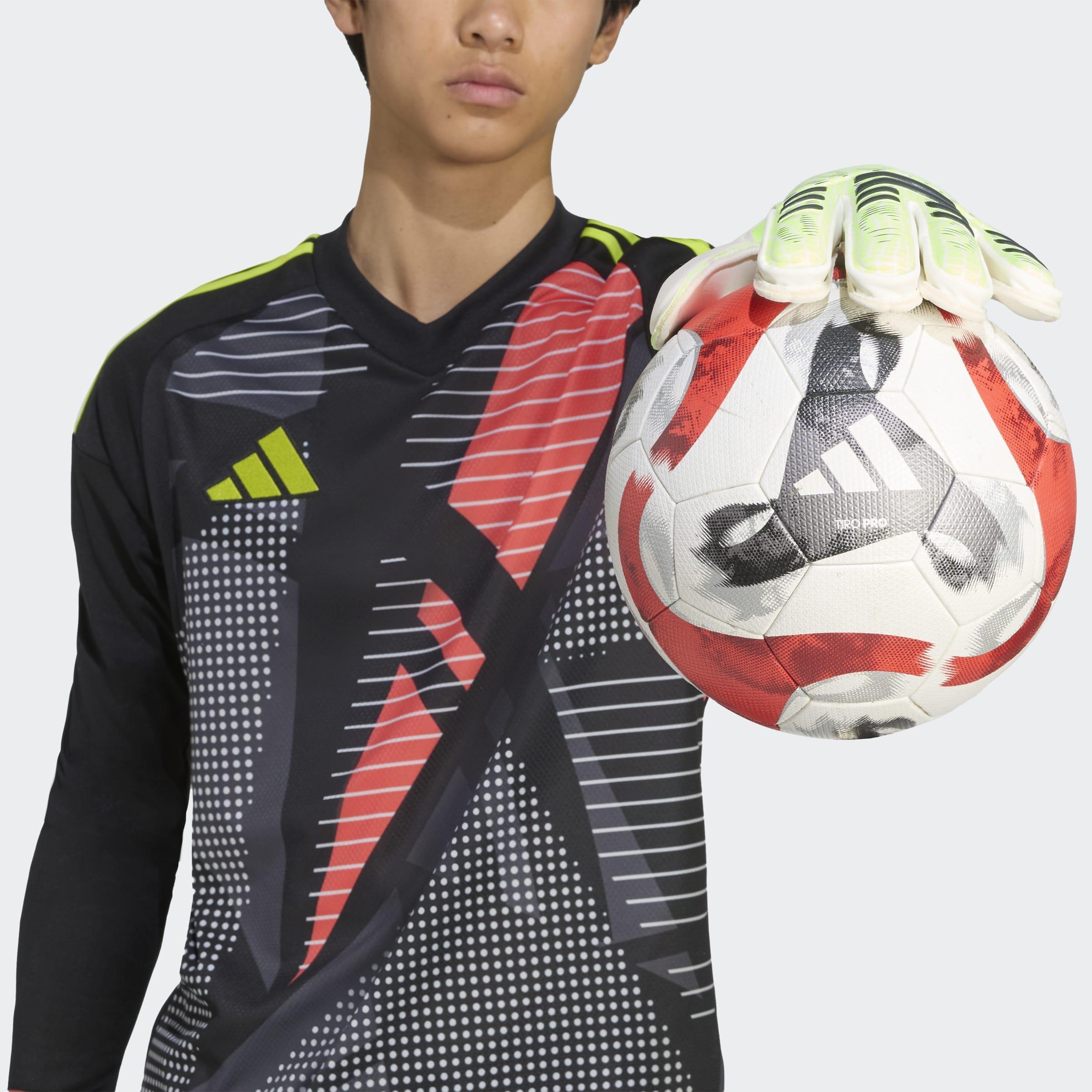 Unisex Predator Match Fingersave Goalkeeper Gloves, Green, , large image number 3