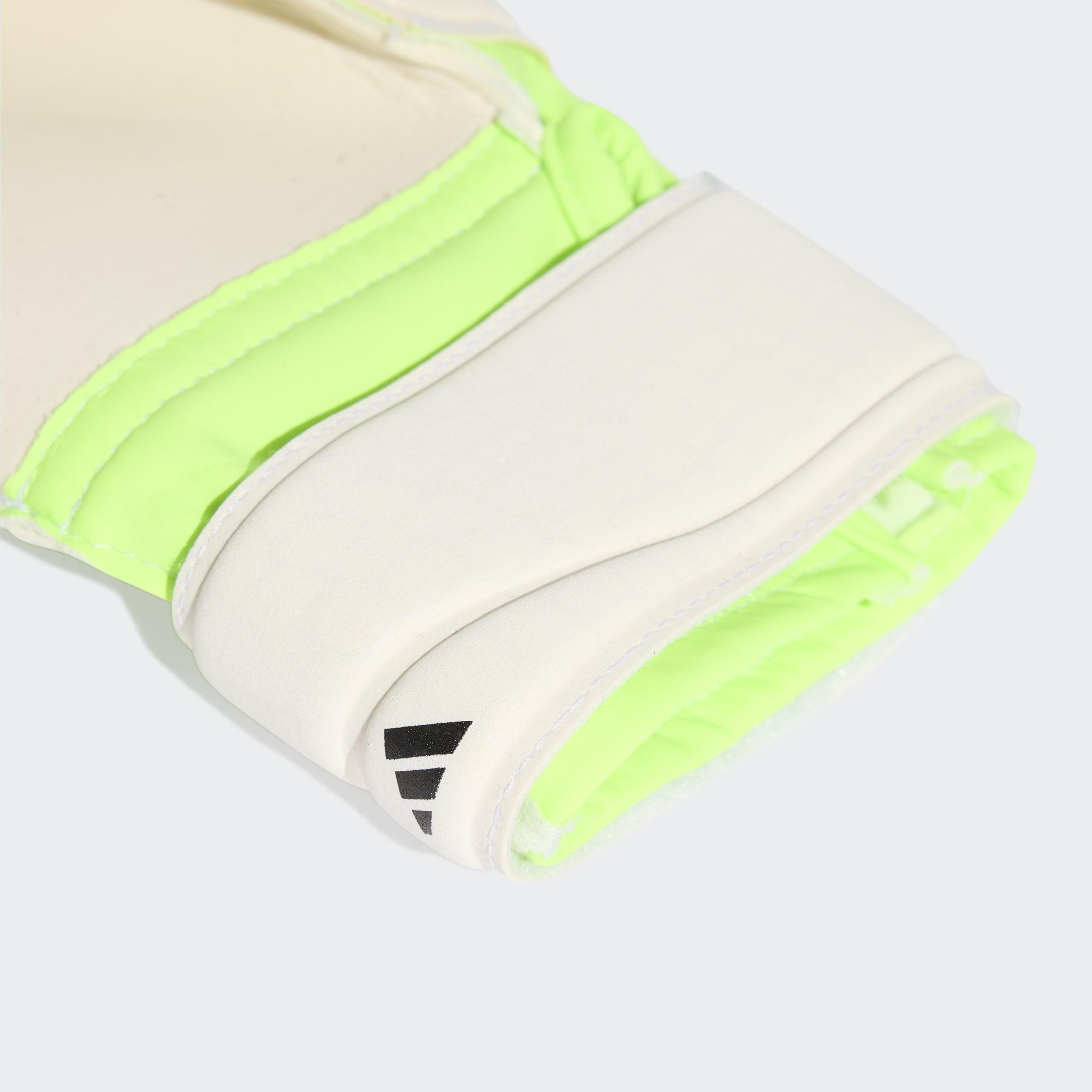 Kids Unisex Predator Match Fingersave Goalkeeper Gloves, Green, A701_ONE, large image number 2