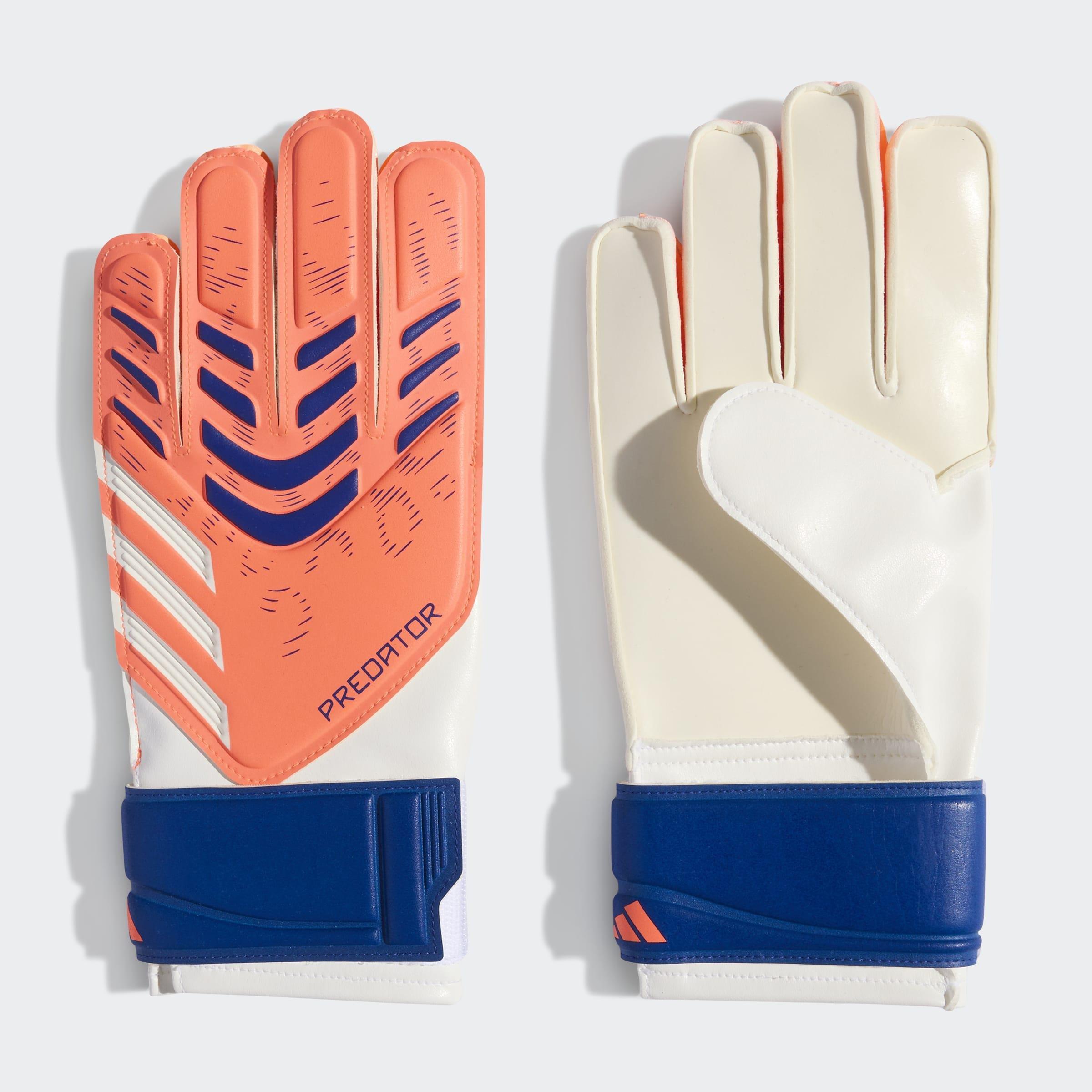 Kids Unisex Predator Training Goalkeeper Gloves, Orange, A701_ONE, large image number 0