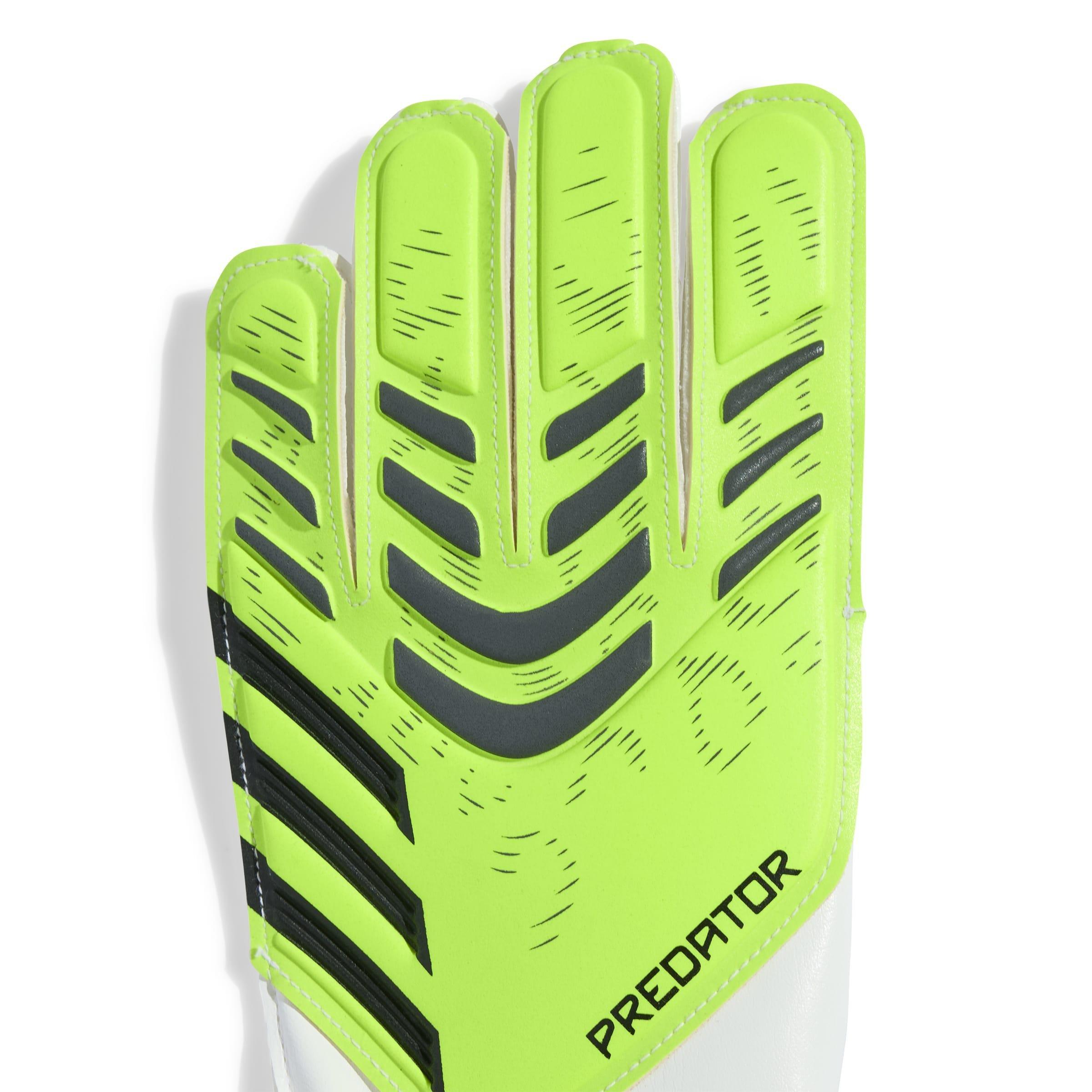 Kids Unisex Predator Training Goalkeeper Gloves, Green, A701_ONE, large image number 2