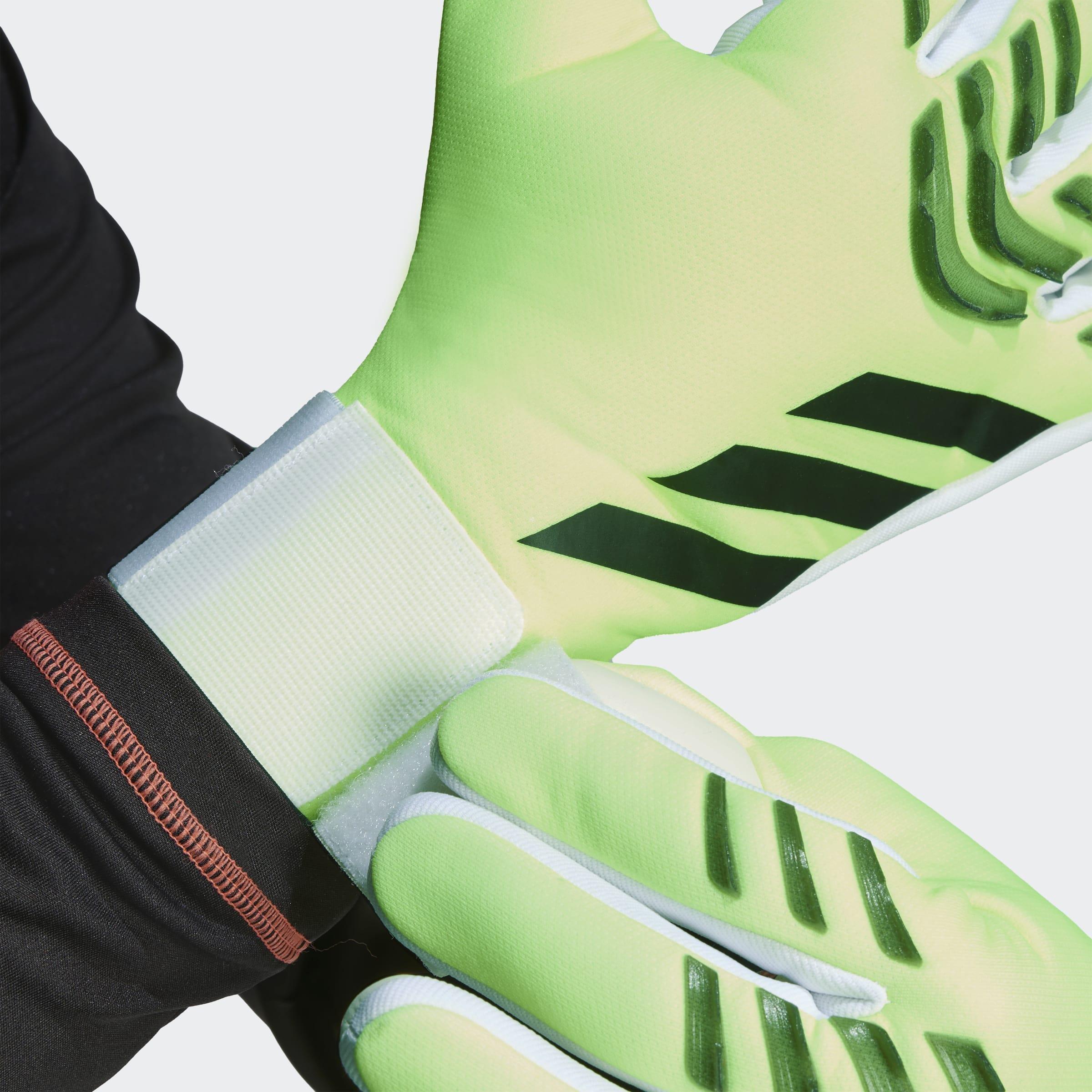 Unisex Predator League Goalkeeper Gloves, Green, , large image number 4