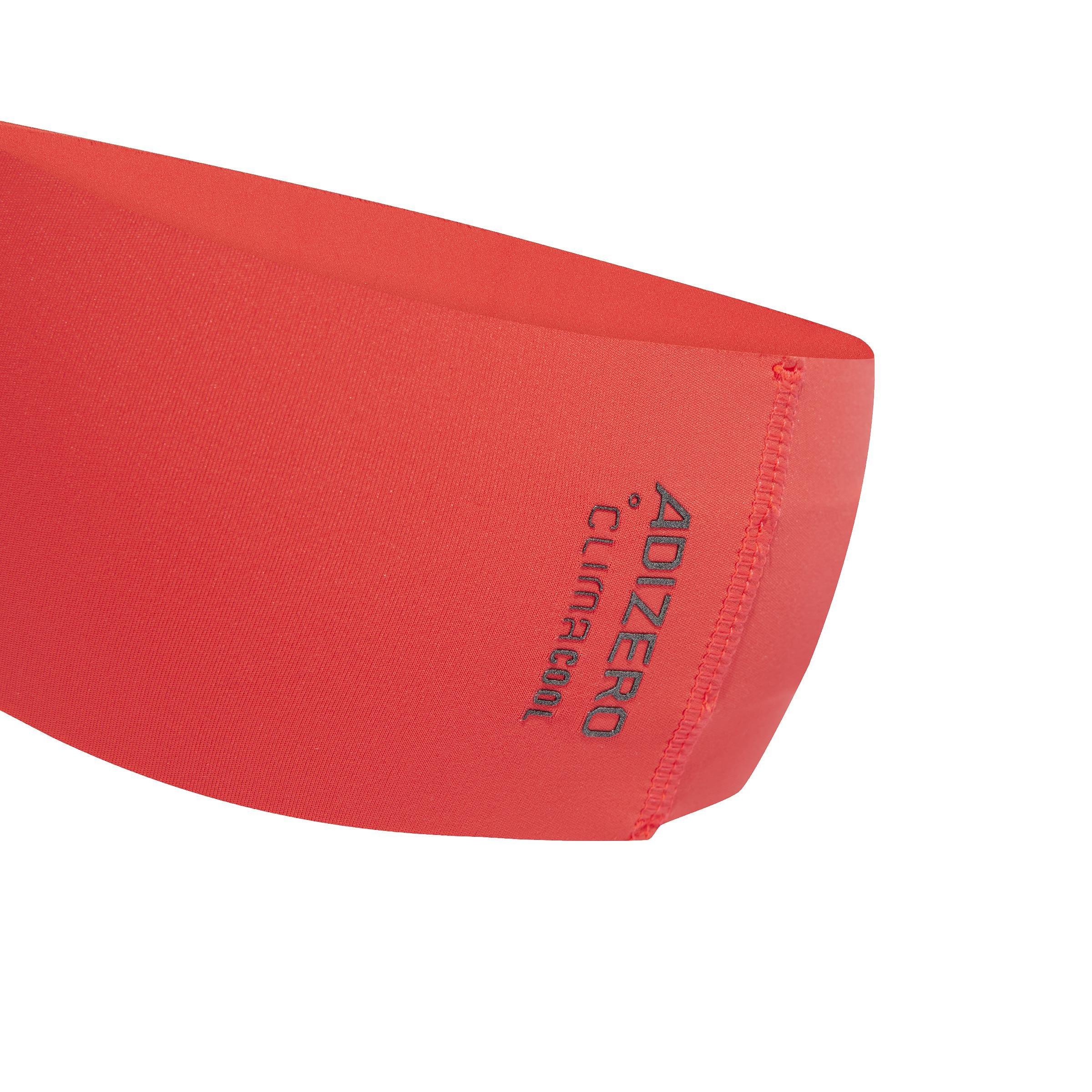 Unisex Running Climacool Headband, Red, A701_ONE, large image number 2