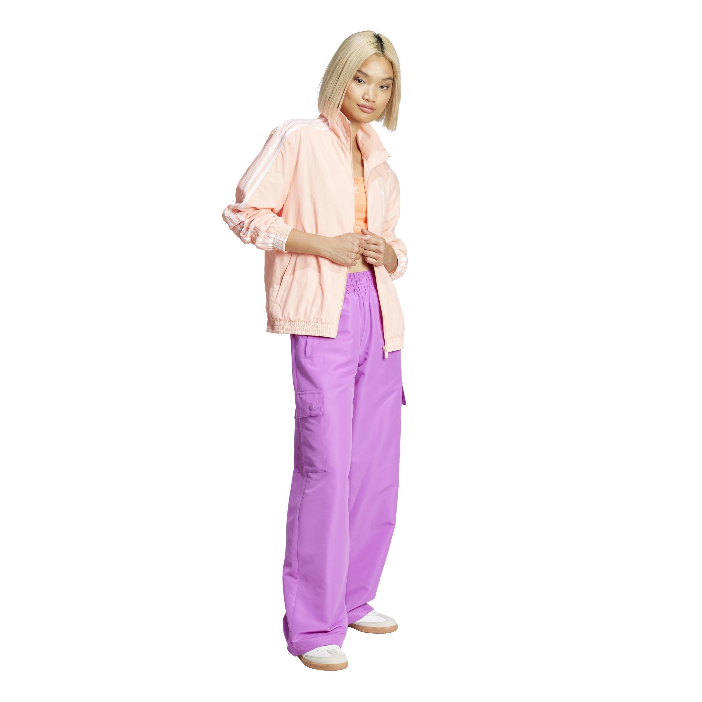 adidas Originals Woven Track Top, Pink, , large image number 5
