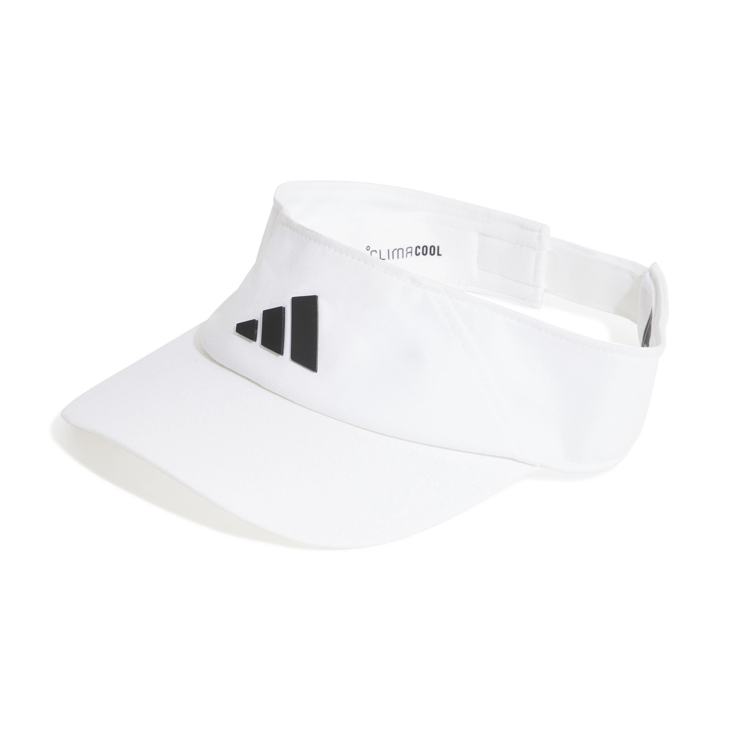 Unisex Climacool Visor, White, , large image number 0
