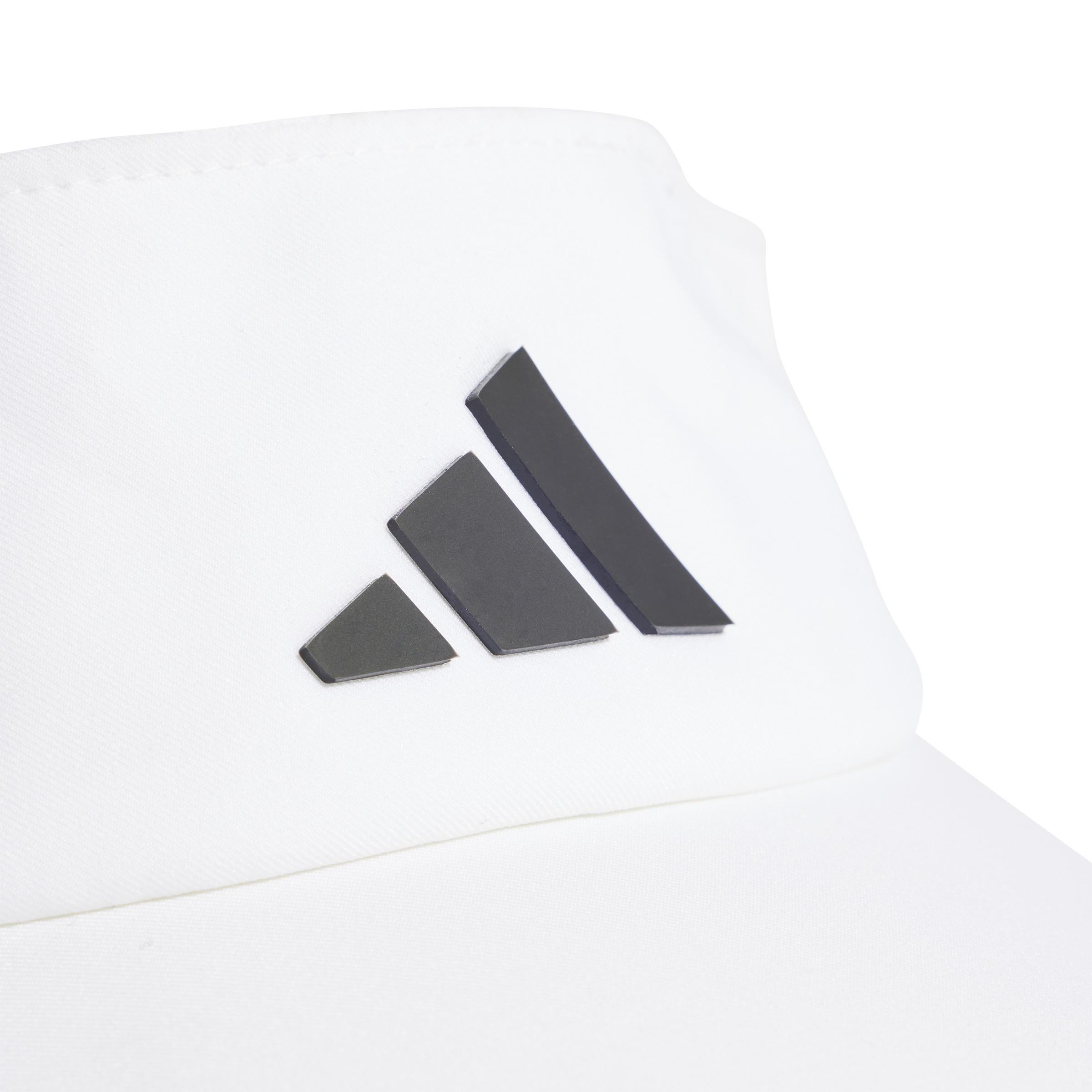 Unisex Climacool Visor, White, , large image number 3