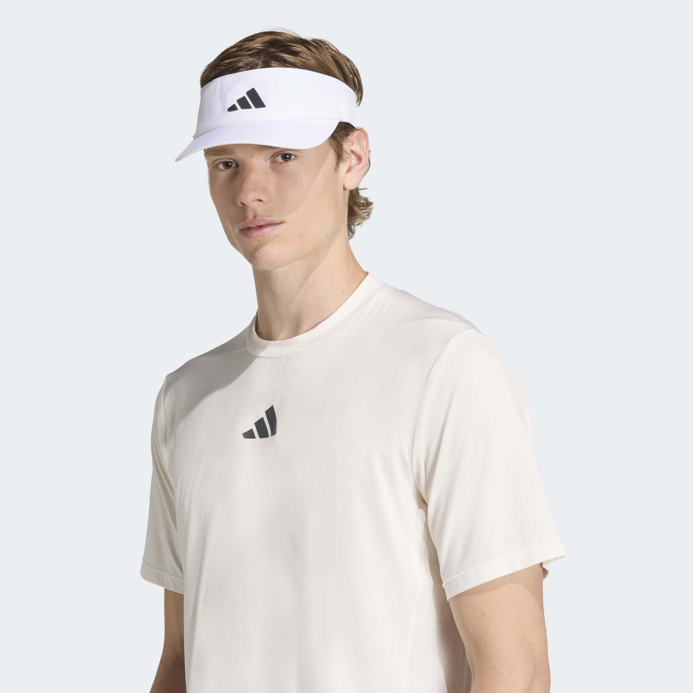 Unisex Climacool Visor, White, A701_ONE, large image number 5