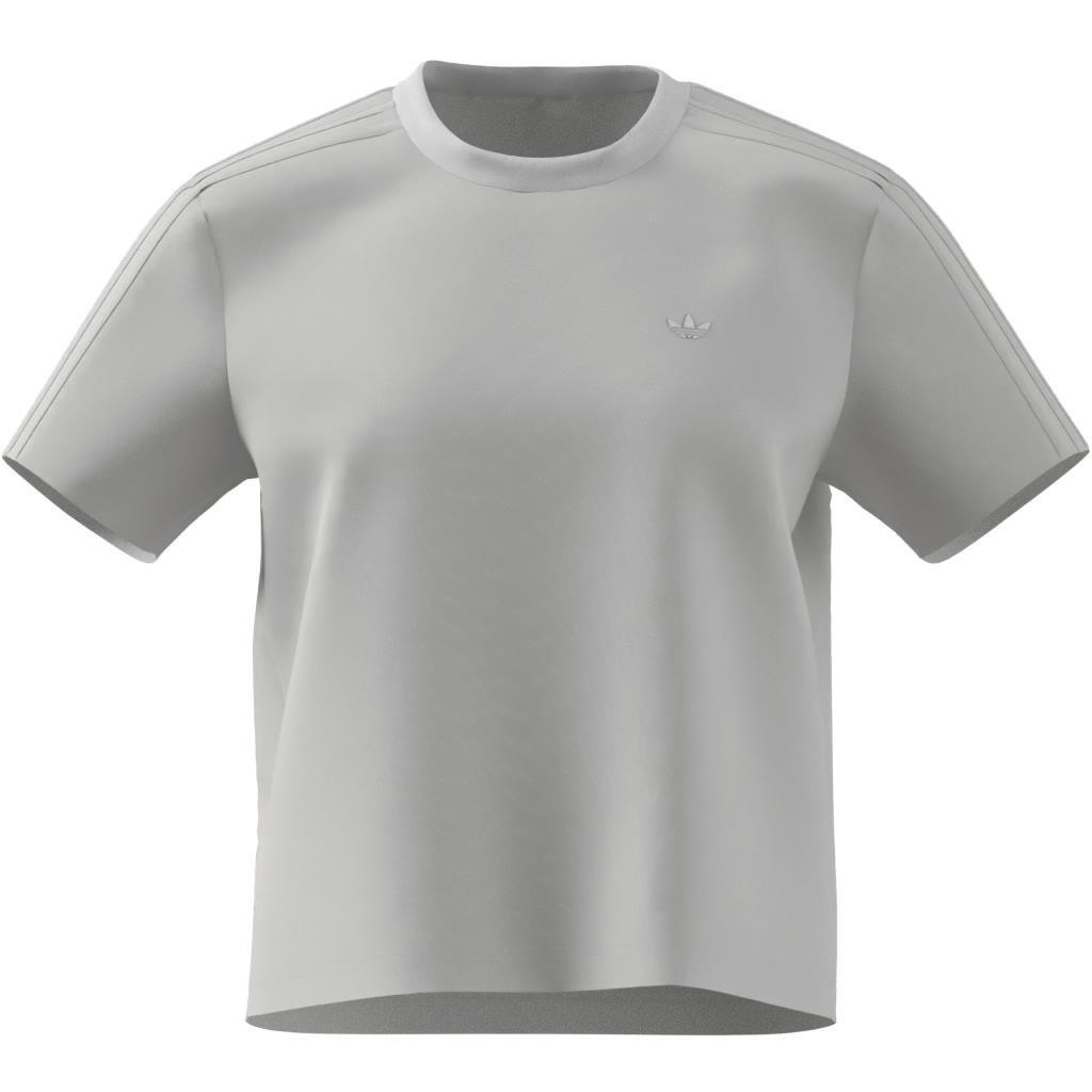 Adicolor Sheer 3-Stripes T-Shirt, White, A701_ONE, large image number 6