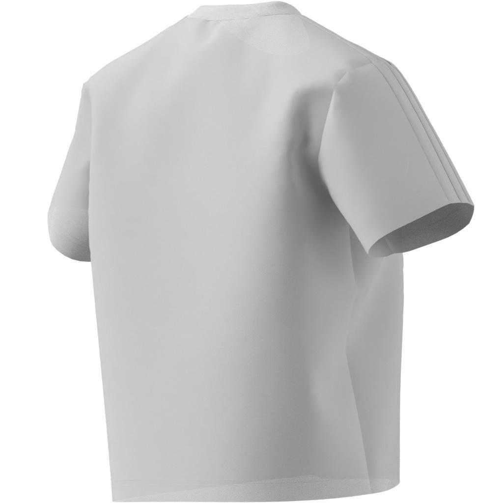 Adicolor Sheer 3-Stripes T-Shirt, White, A701_ONE, large image number 9