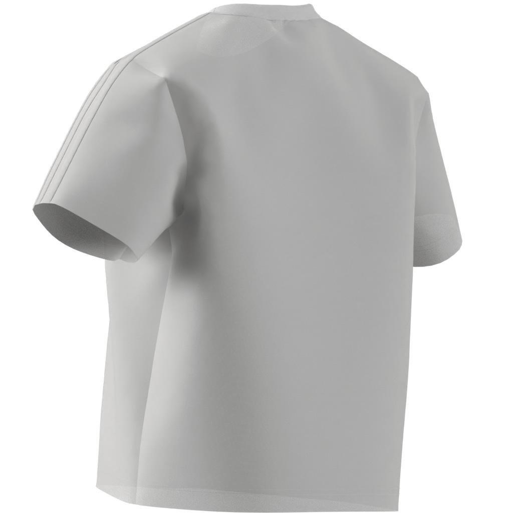 Adicolor Sheer 3-Stripes T-Shirt, White, A701_ONE, large image number 11
