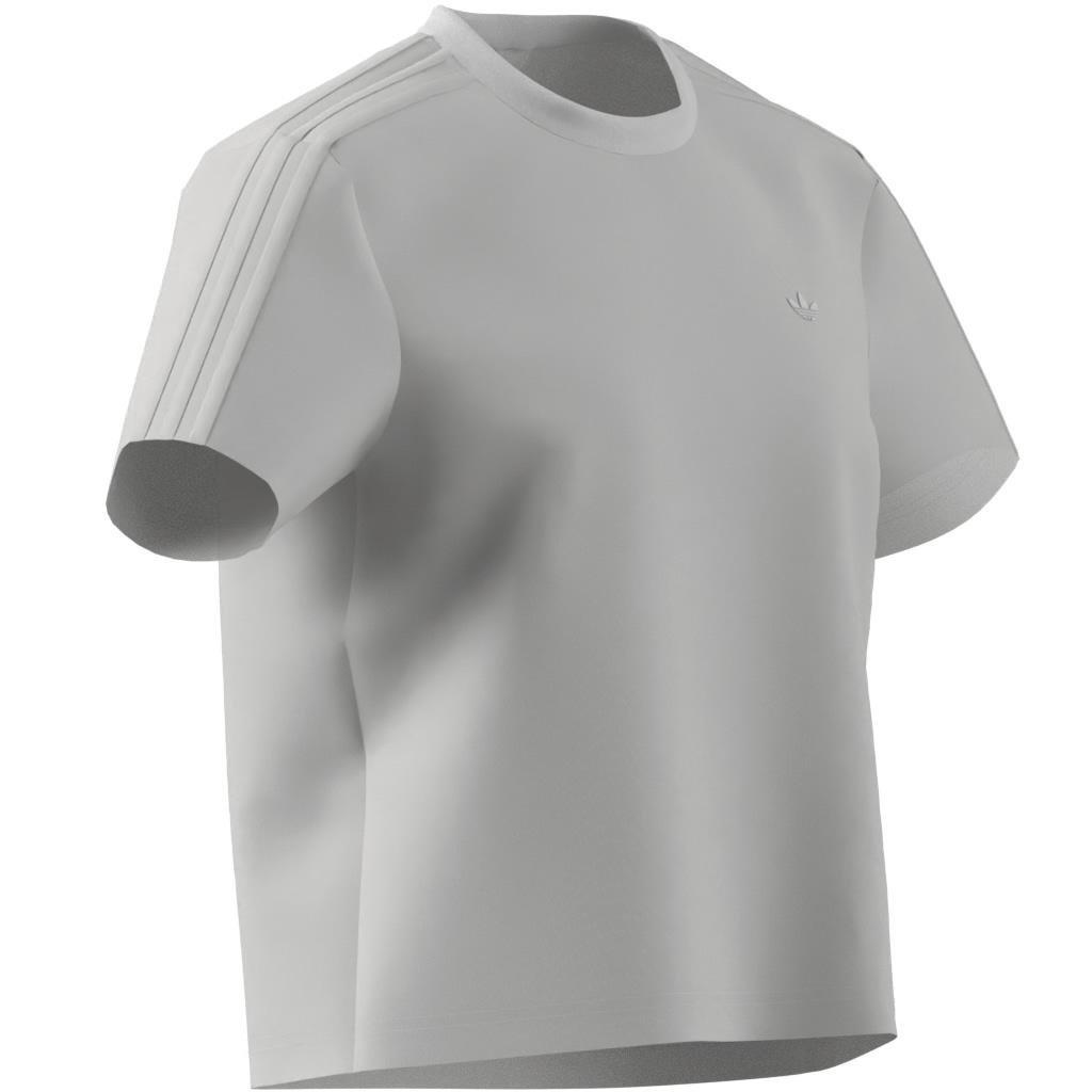 Adicolor Sheer 3-Stripes T-Shirt, White, A701_ONE, large image number 12