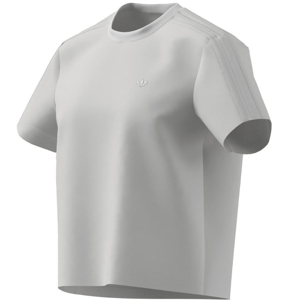 Adicolor Sheer 3-Stripes T-Shirt, White, A701_ONE, large image number 13