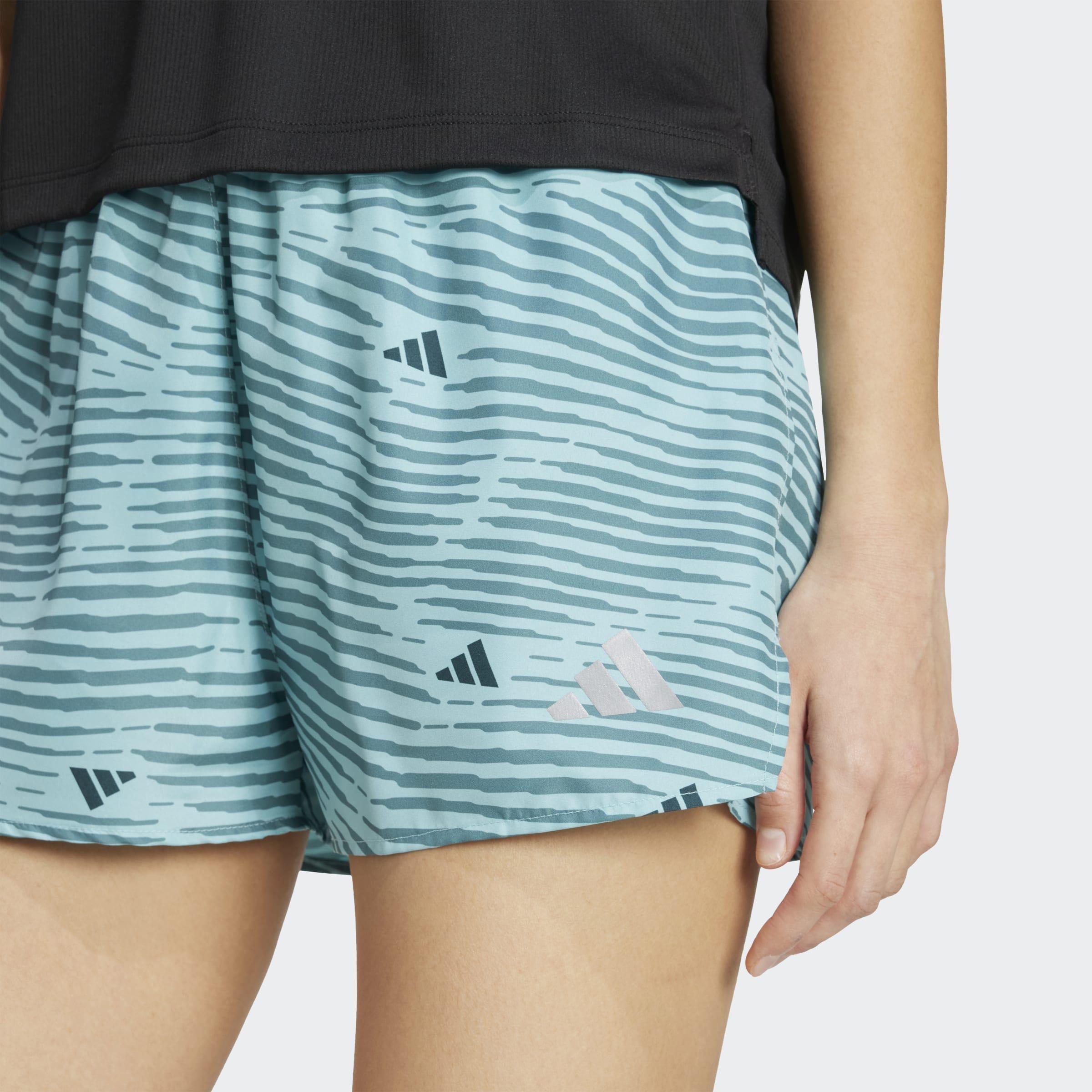 Adi365 Running Essentials Brand Love Shorts, Green, A701_ONE, large image number 3