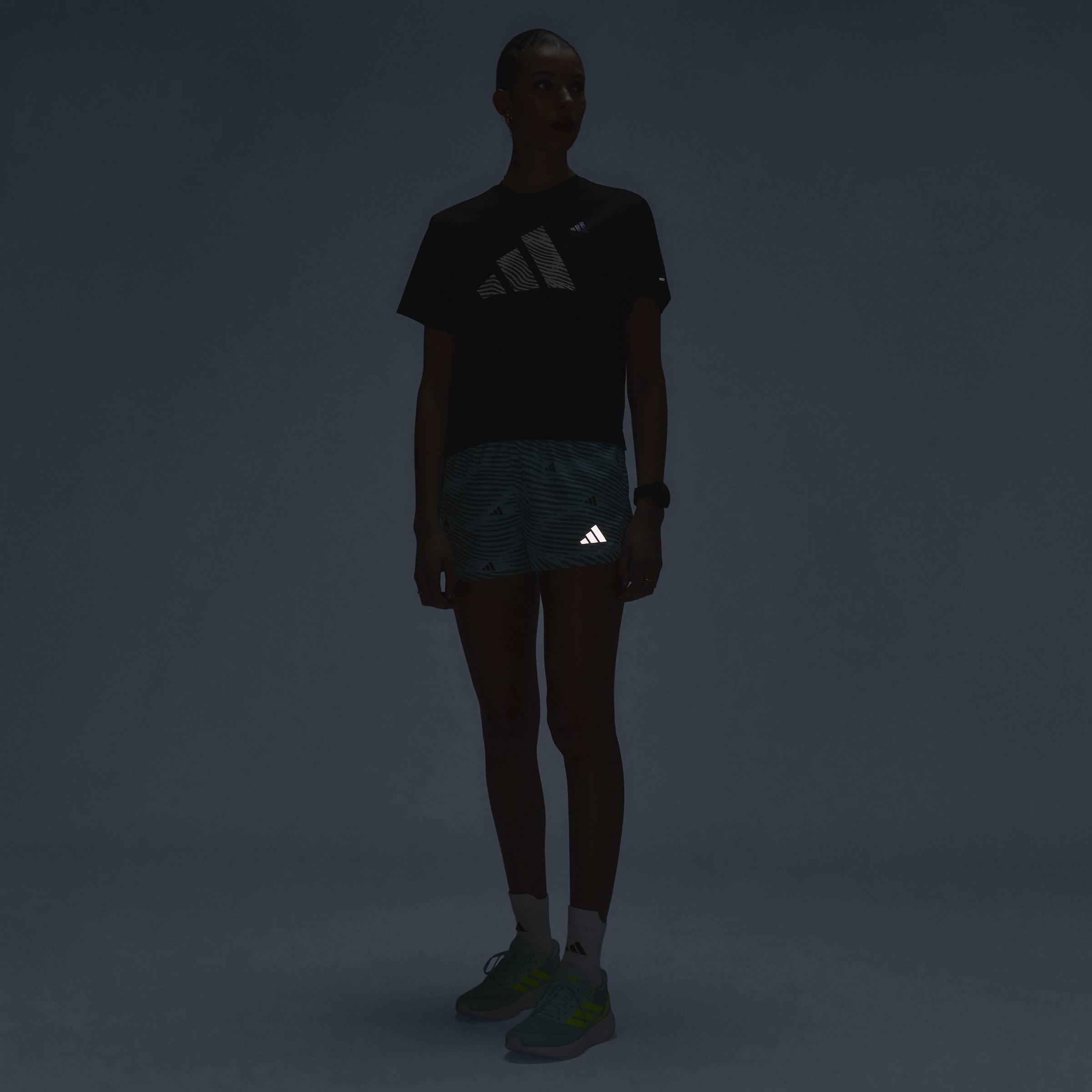 Adi365 Running Essentials Brand Love Shorts, Green, A701_ONE, large image number 6