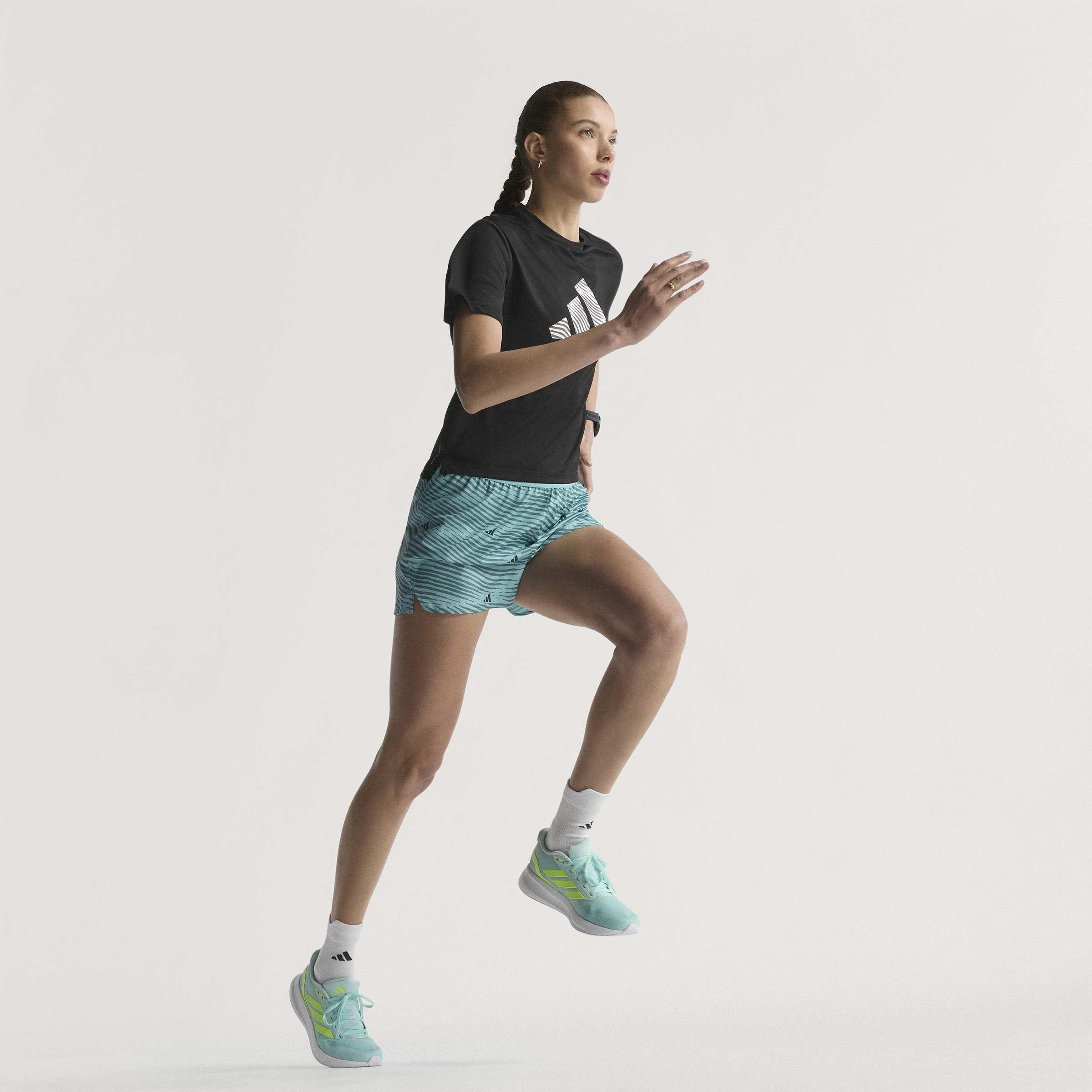 Adi365 Running Essentials Brand Love Shorts, Green, A701_ONE, large image number 14