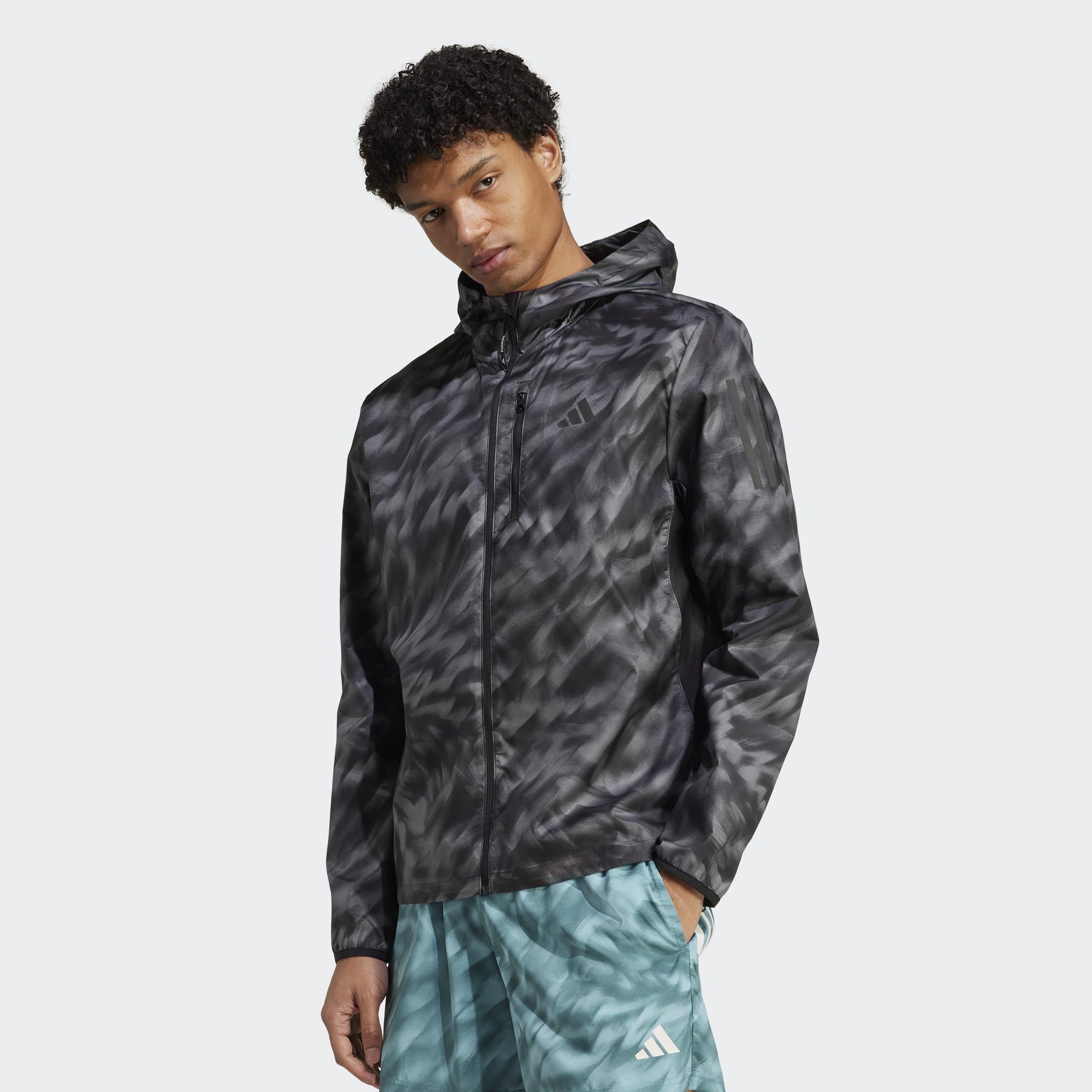 Own The Run Allover Print Jacket, Grey, A701_ONE, large image number 4