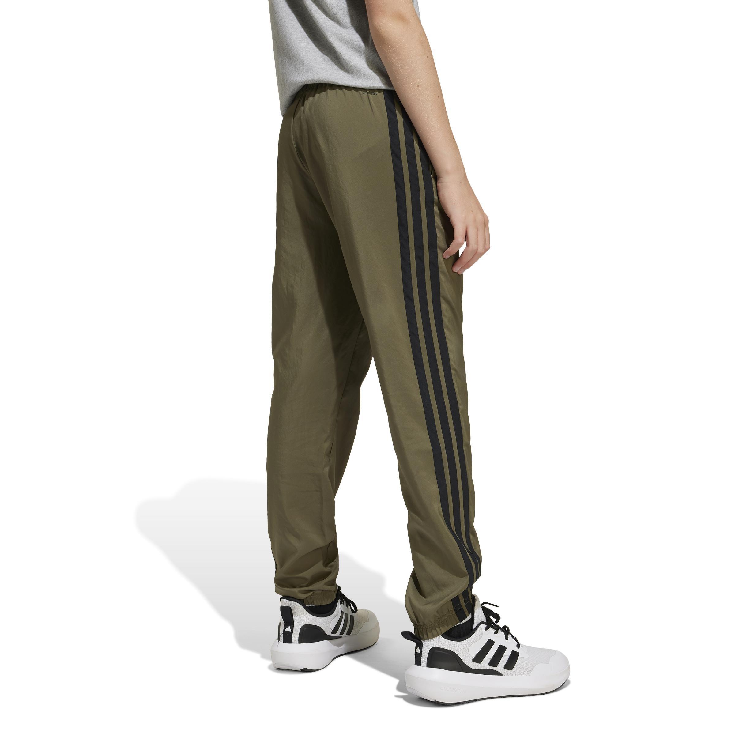 Unisex Kids Essentials Climacool Tracksuit Bottoms, Green, , large image number 2