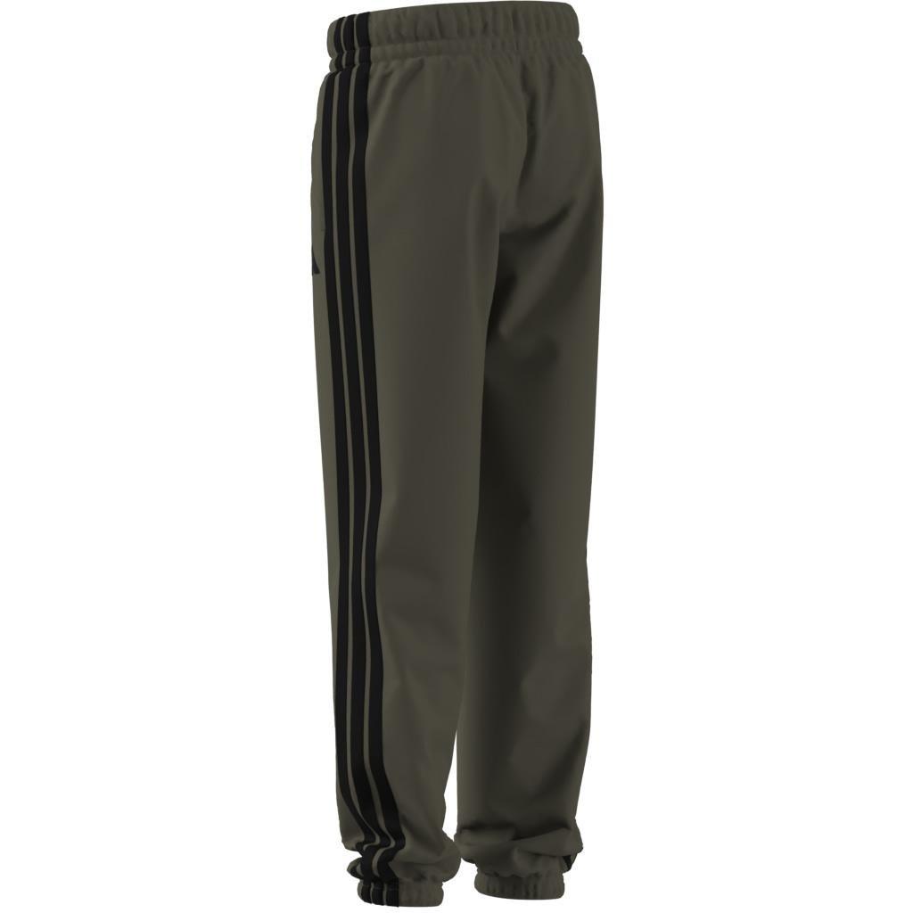Unisex Kids Essentials Climacool Tracksuit Bottoms, Green, , large image number 7