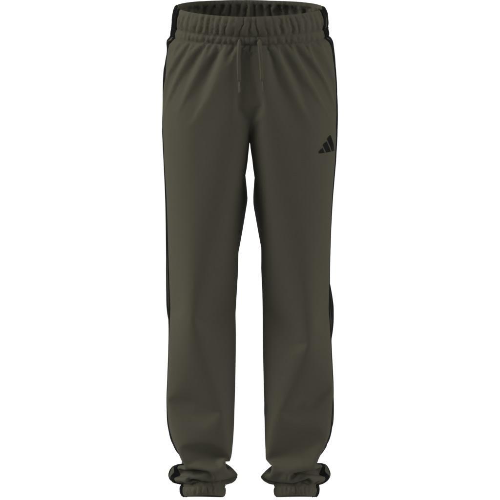 Unisex Kids Essentials Climacool Tracksuit Bottoms, Green, , large image number 10