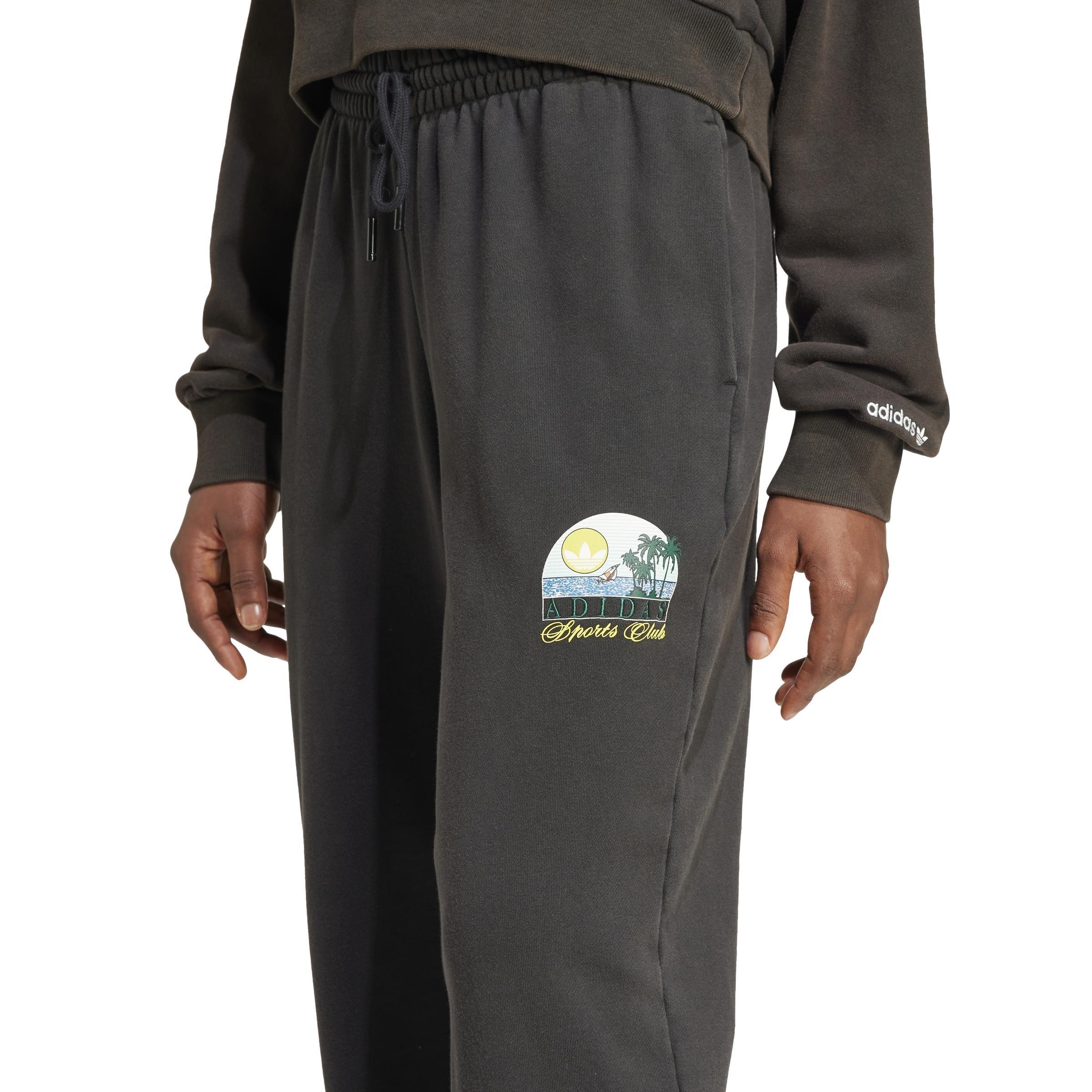 Trefoil Series Island Club Joggers, Black, A701_ONE, large image number 2