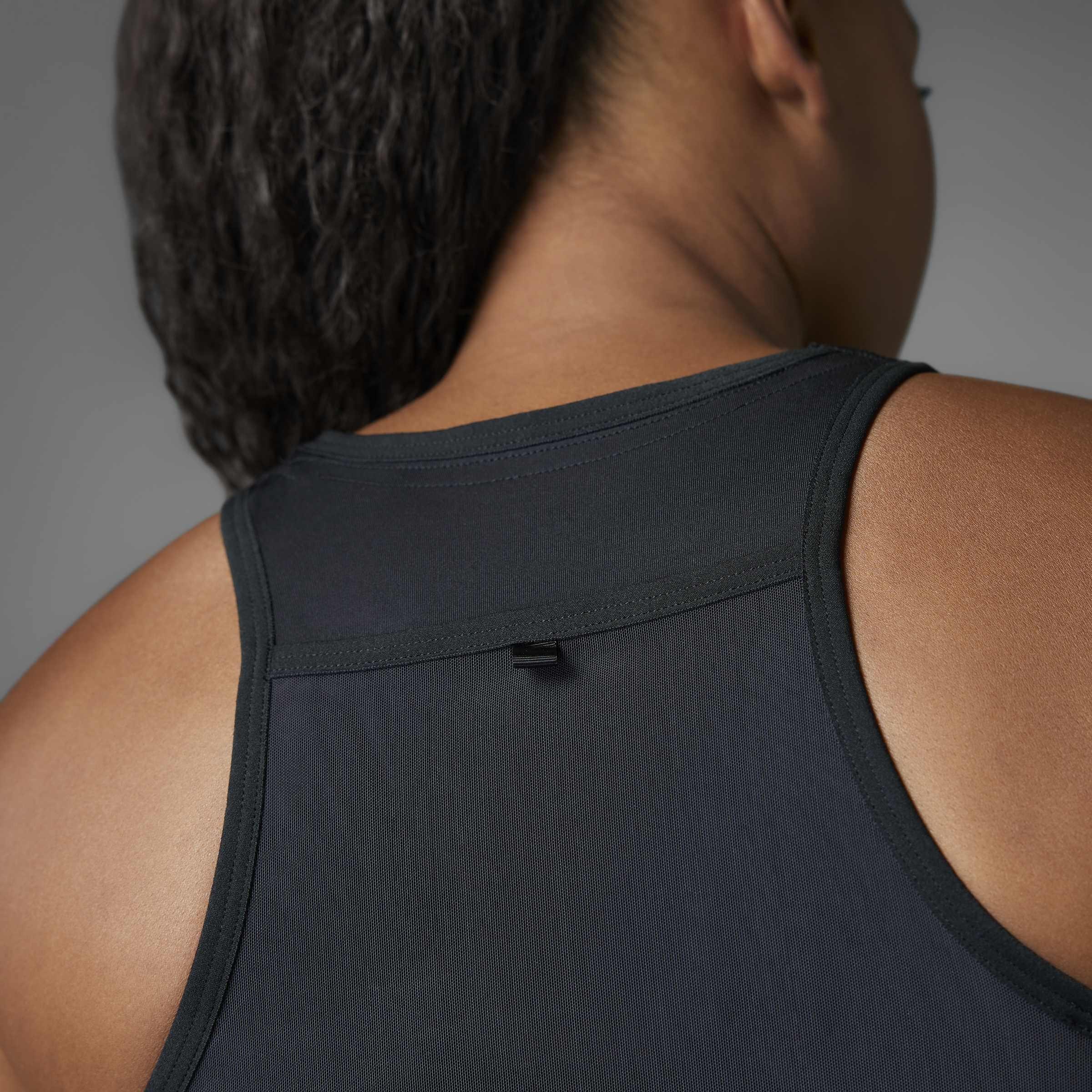 Adizero Running Gel Pocket Crop Long-Sleeve Top, Black, A701_ONE, large image number 11